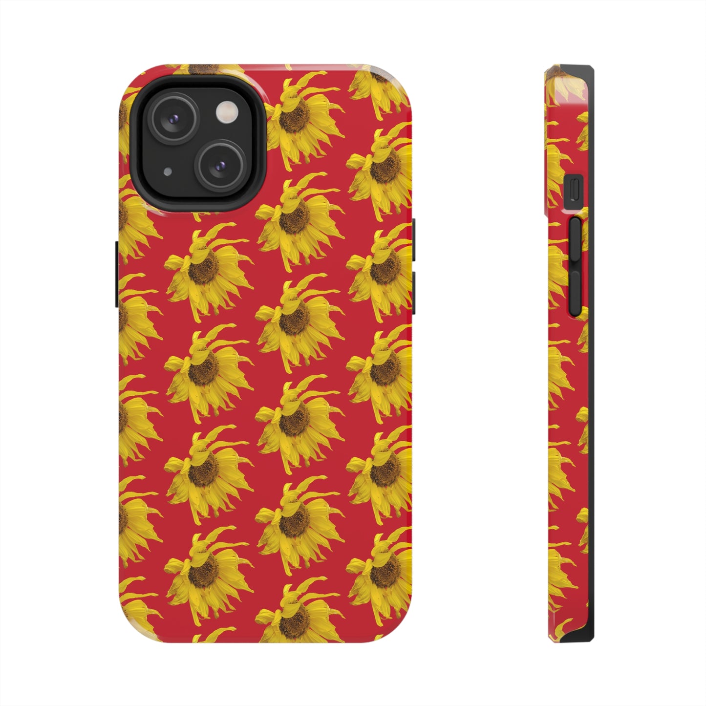 Fall Sunflower Red Tough Phone Case