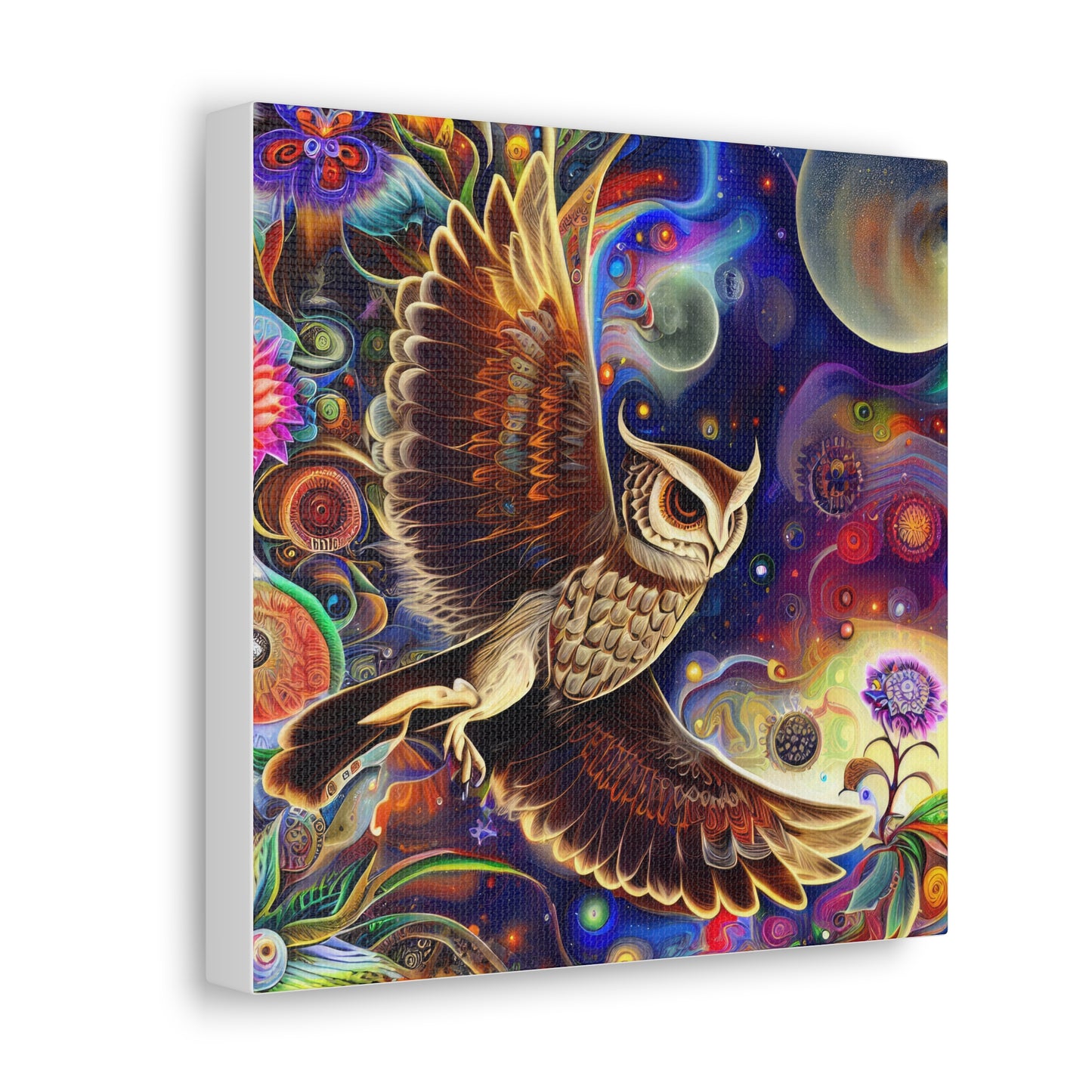 Michigan Owl - Canvas Wall Art