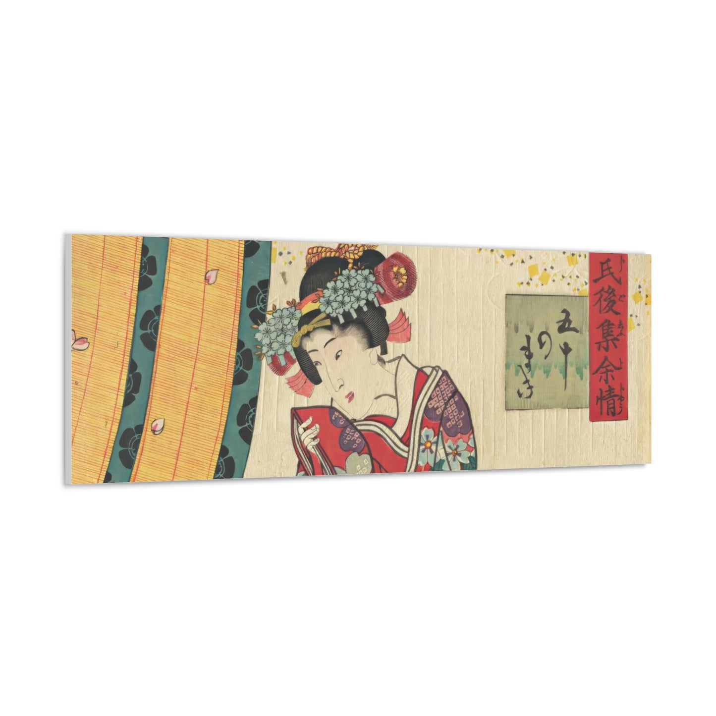 Utagawa Kunisada - Parody of the Third Princess and Kashiwagi Wall Art