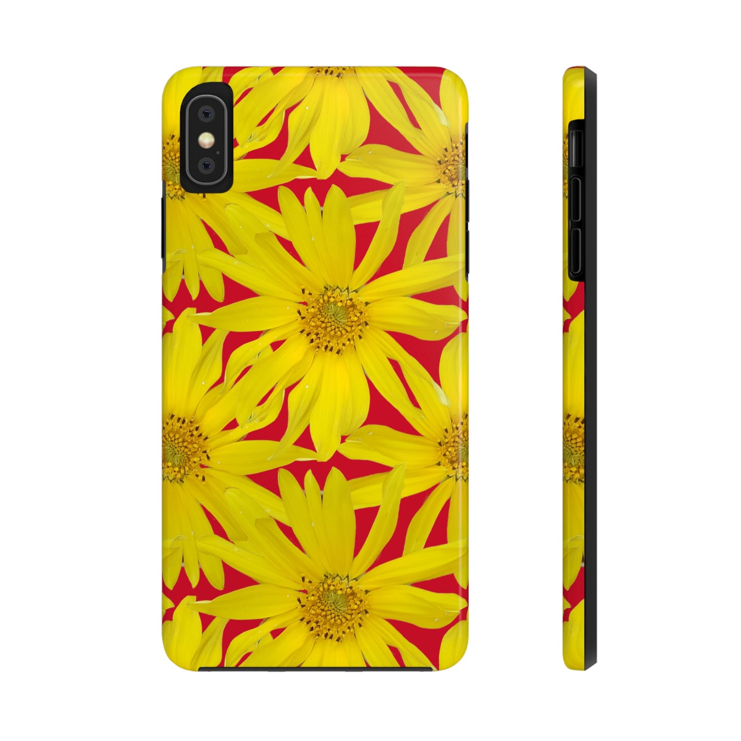 Big Sunflower Red Tough Phone Case