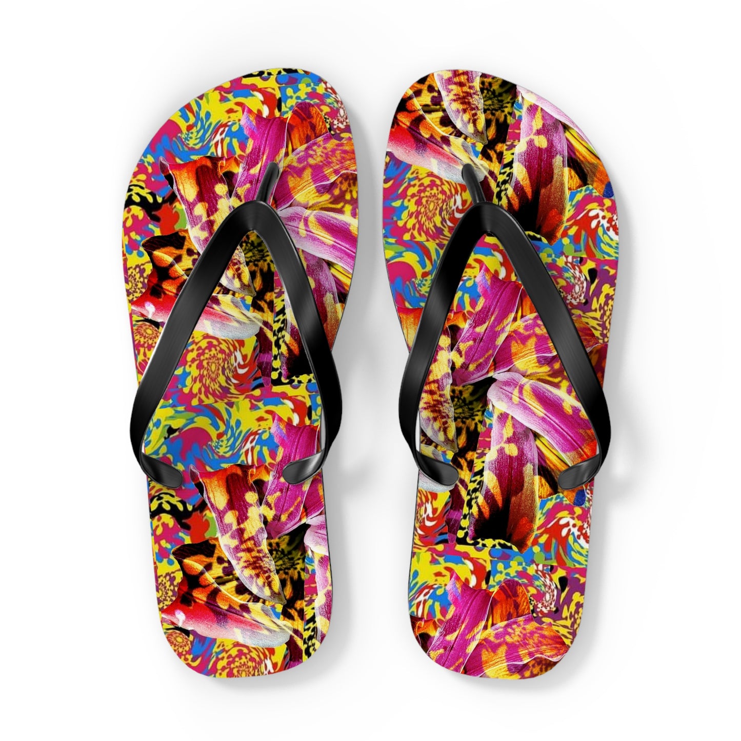 Floral Fiesta Flip Flops