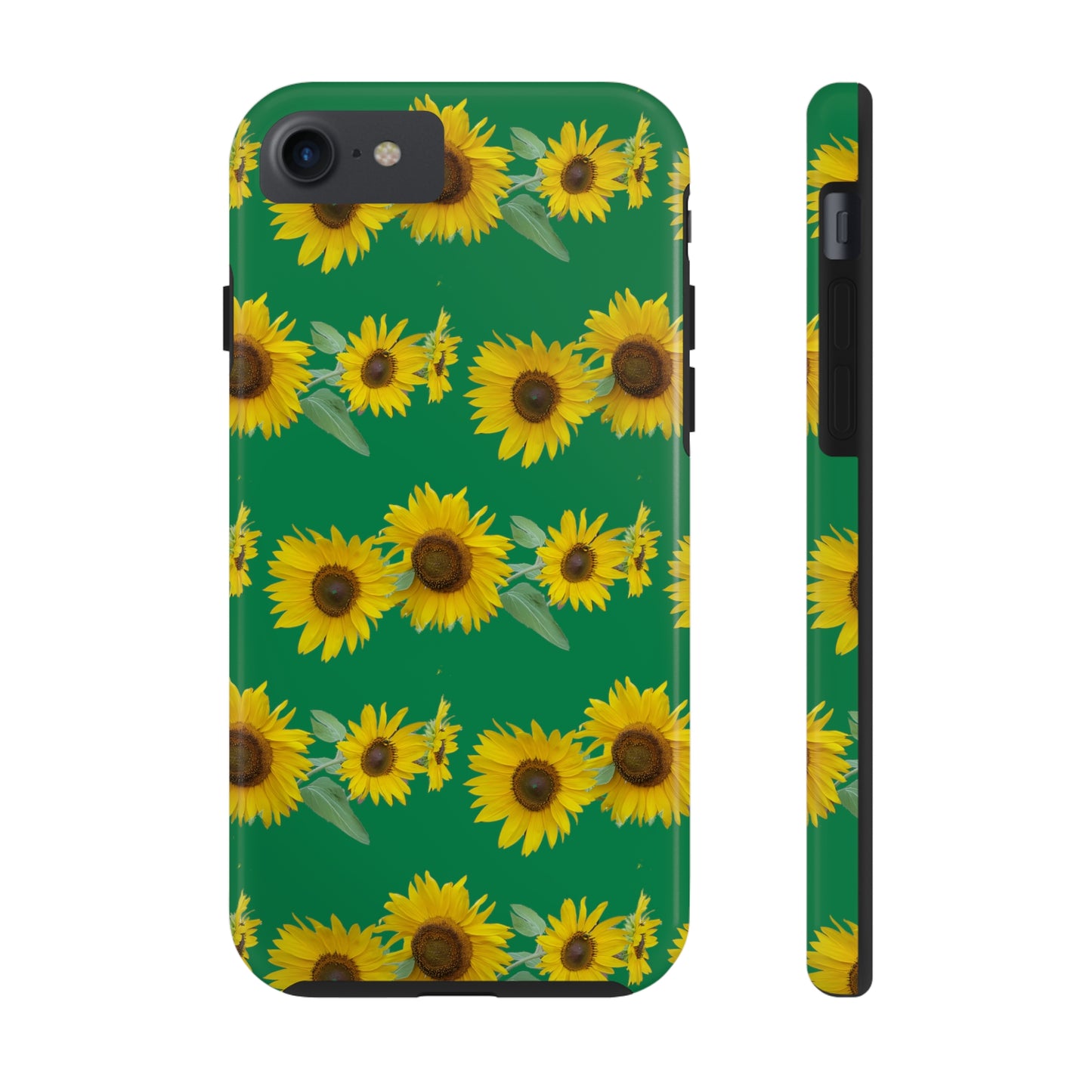 Sunflower Cluster Green Tough Phone Case