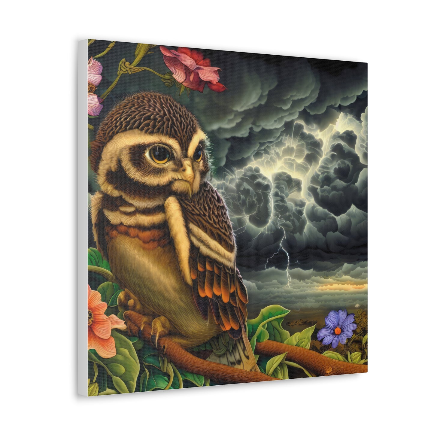 Aeolus Owl - Canvas Wall Art