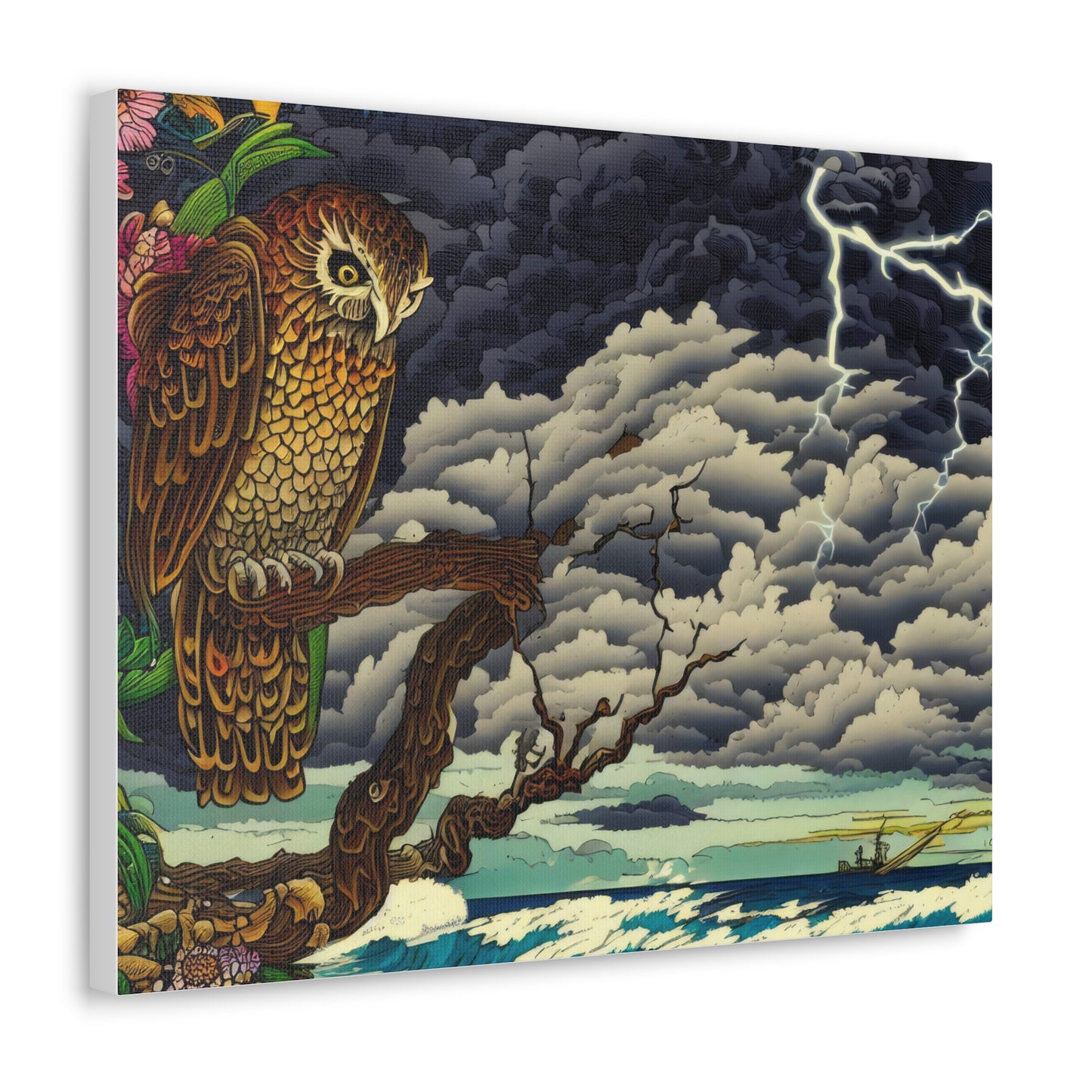 Colorado Owl - Canvas Wall Art