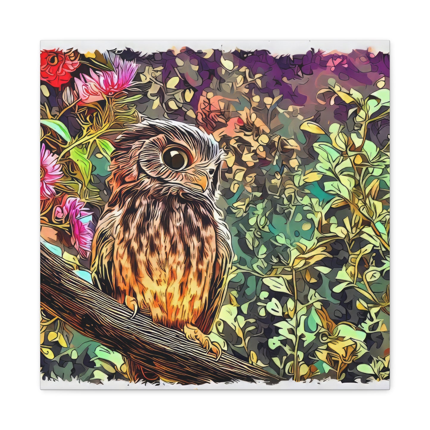 Idaho Owl - Canvas Wall Art