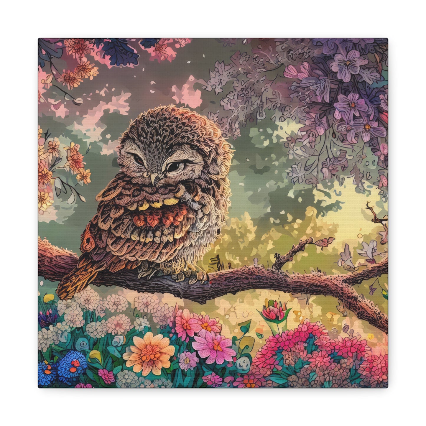 Oregon Owl - Canvas Wall Art