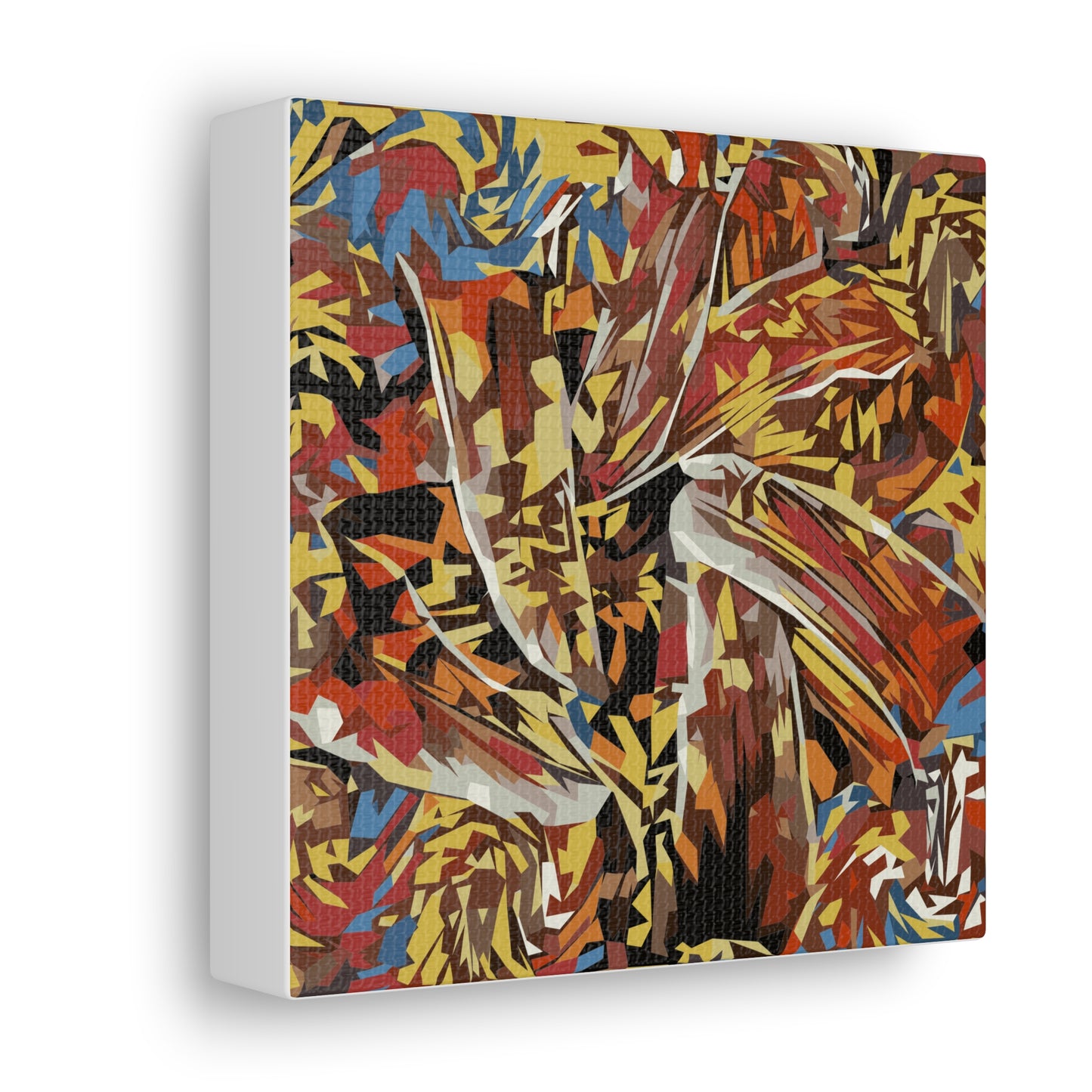 Abstract Floral Fiesta Canvas Gallery Wraps