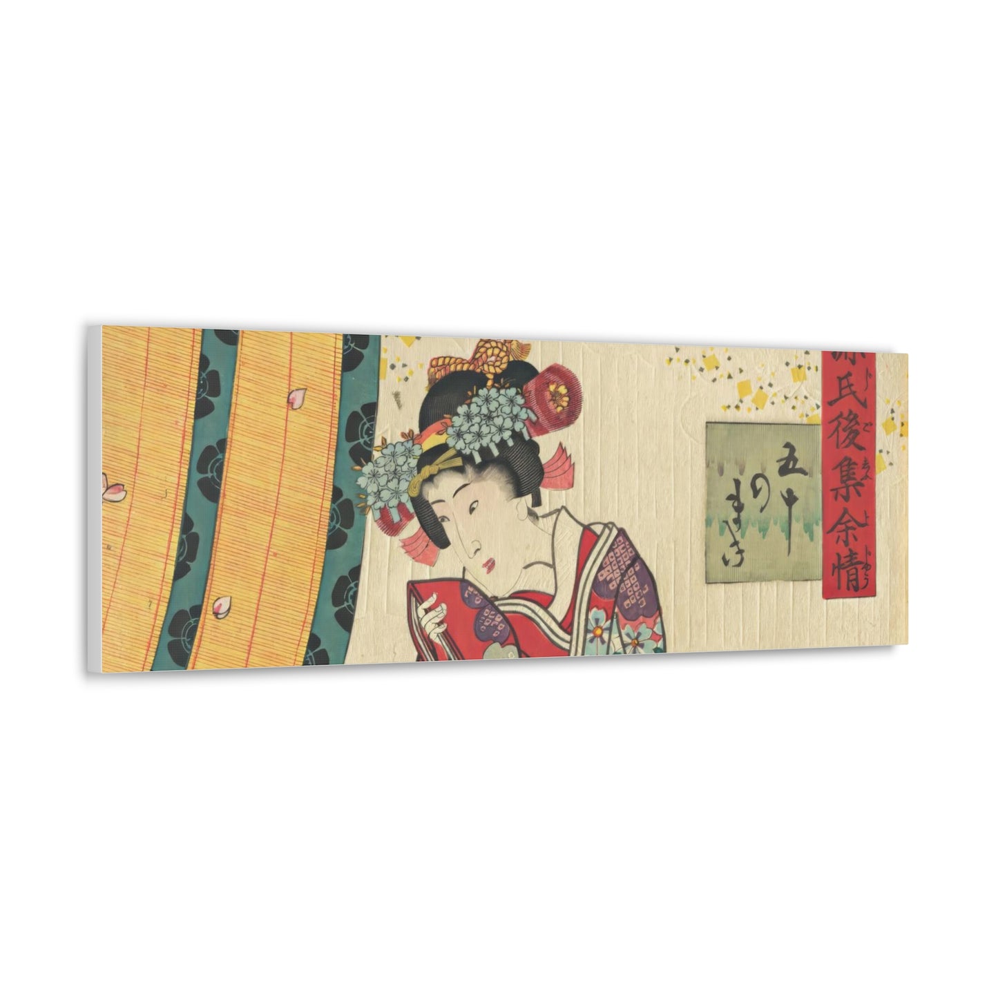 Utagawa Kunisada - Parody of the Third Princess and Kashiwagi Wall Art