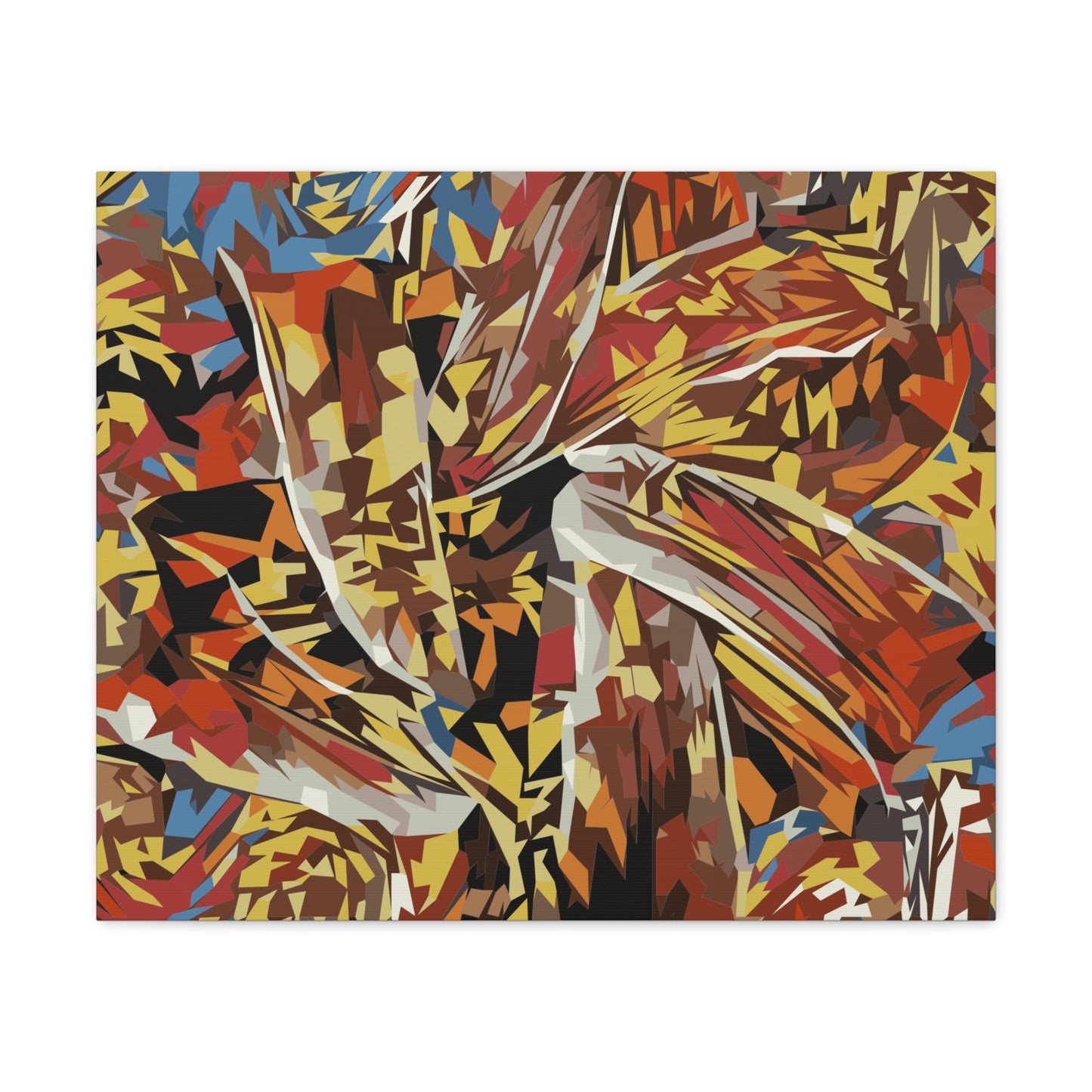 Abstract Floral Fiesta Canvas Gallery Wraps