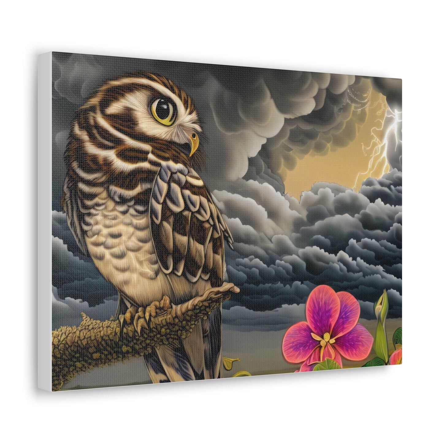 Hawaii Owl - Canvas Wall Art