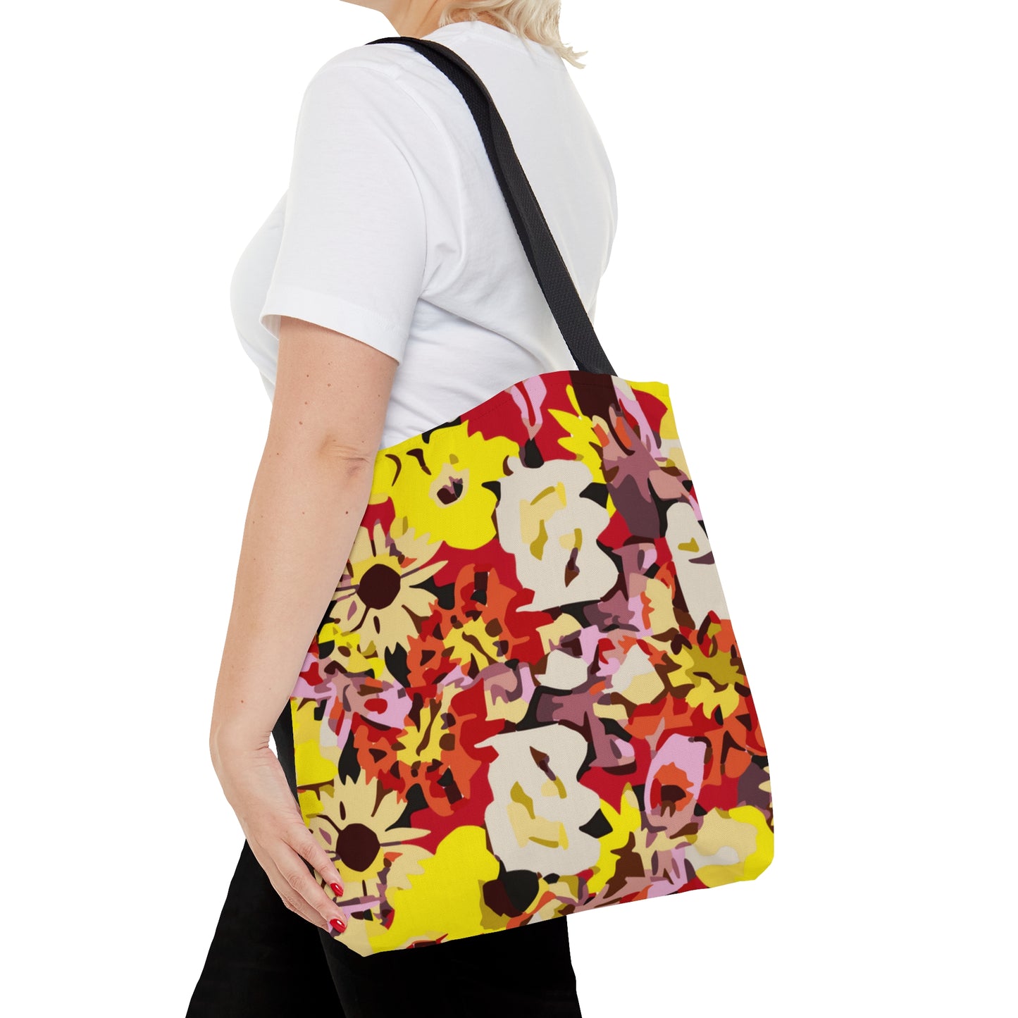 Floral Fusion Tote Bag