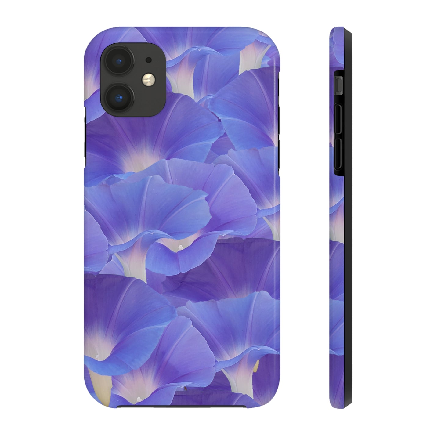 Blue Morning Glory Layers Tough Phone Case