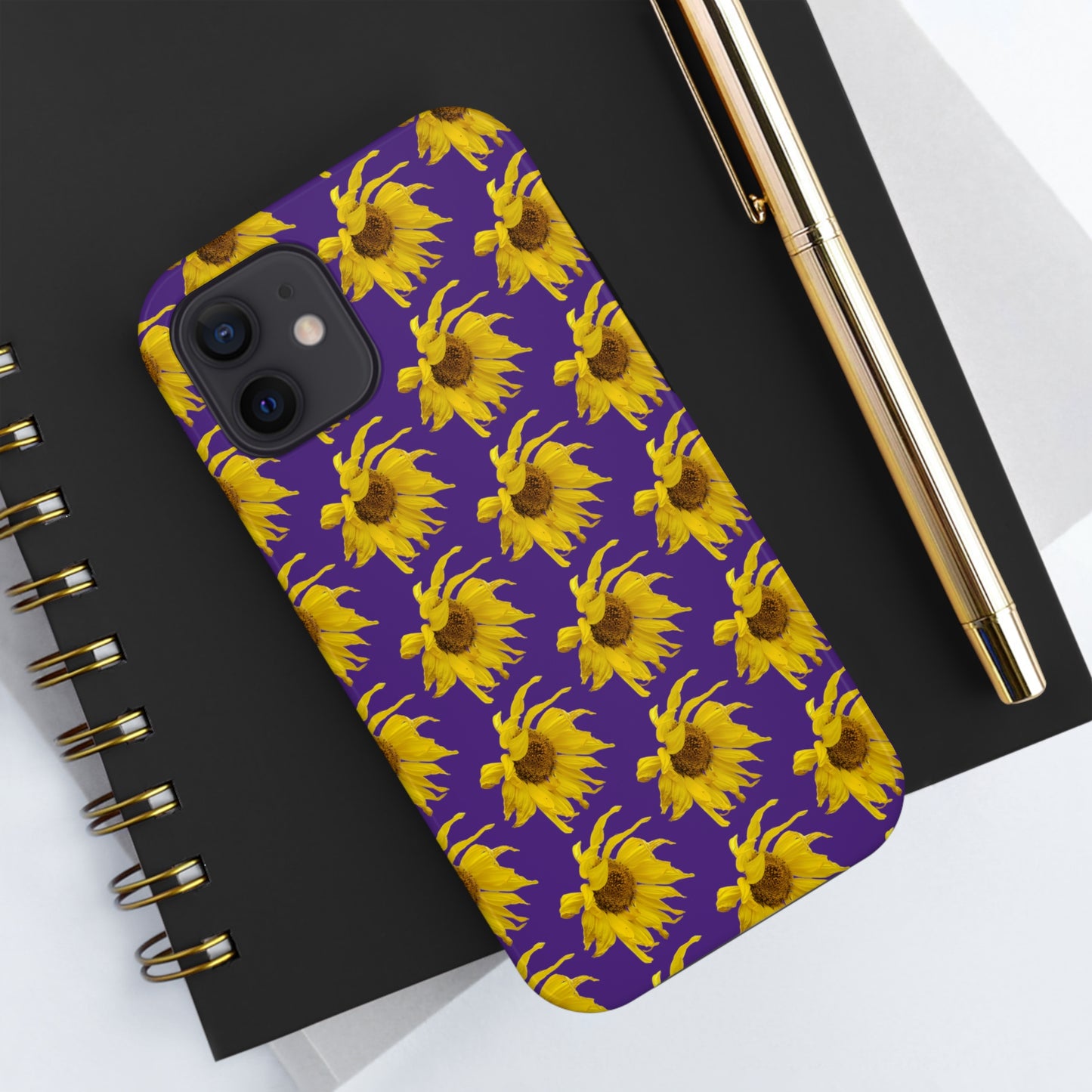 Fall Sunflower Purple Tough Phone Case