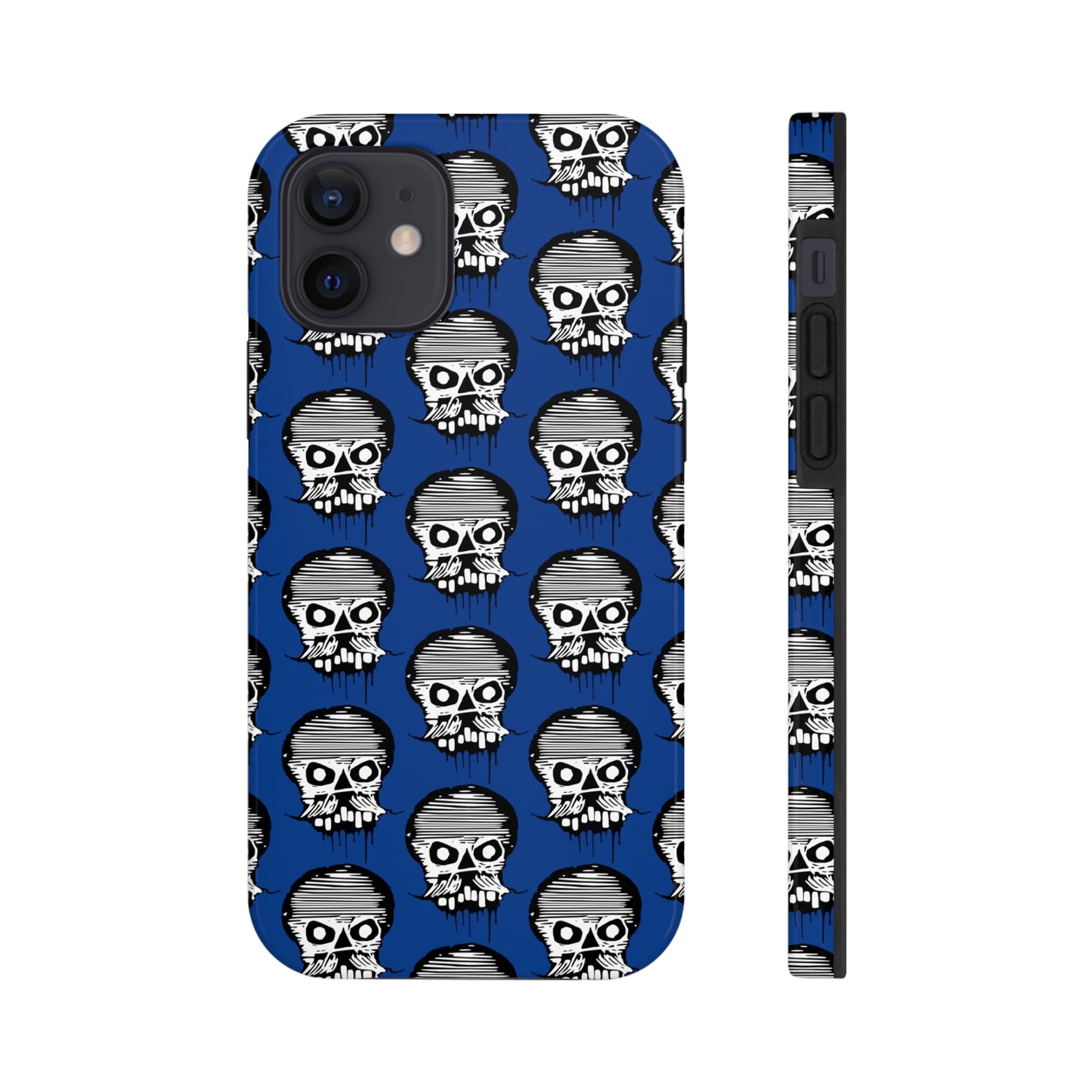 Skull Blue Tough Phone Case