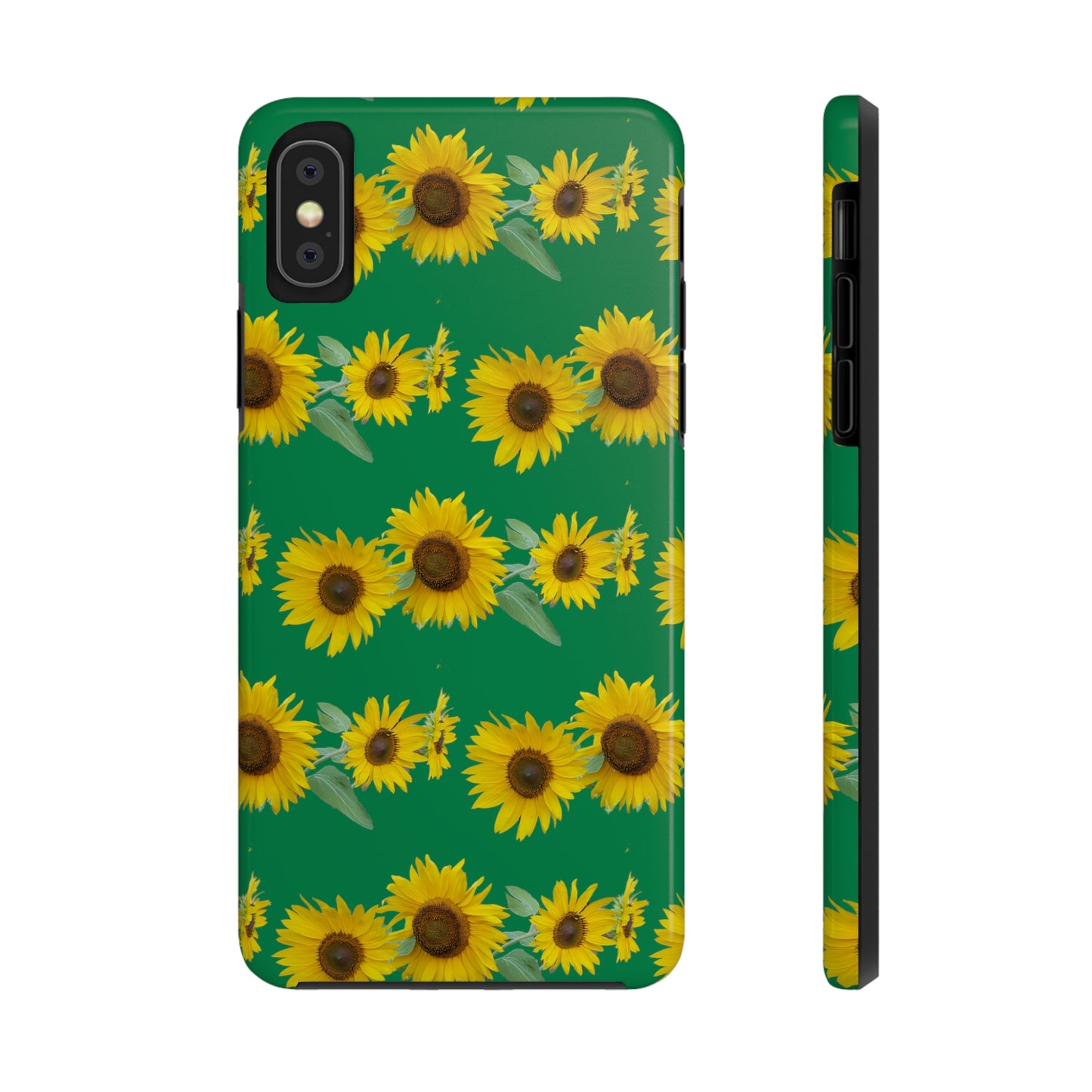 Sunflower Cluster Green Tough Phone Case