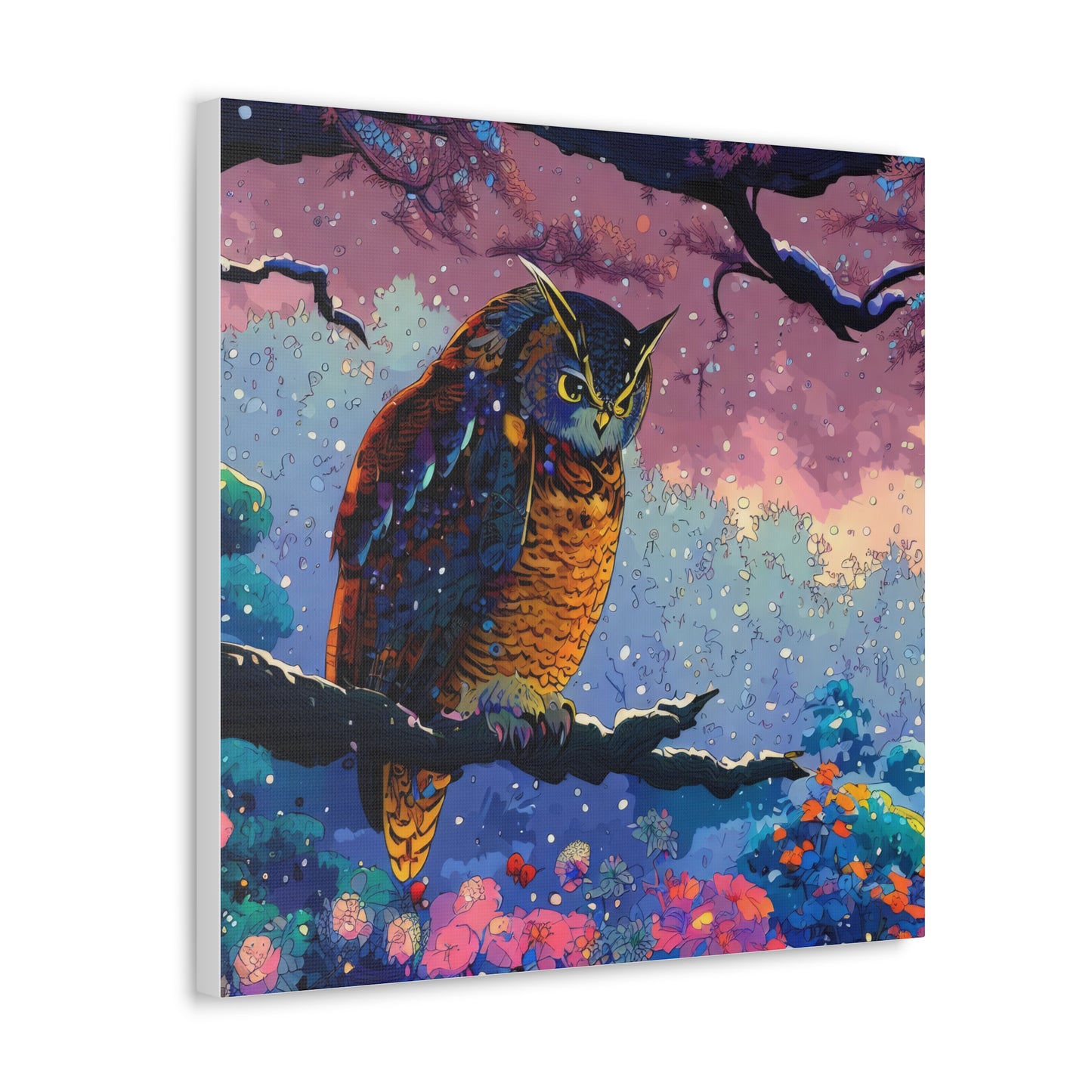 New Mexico Owl  - Canvas Wall Art