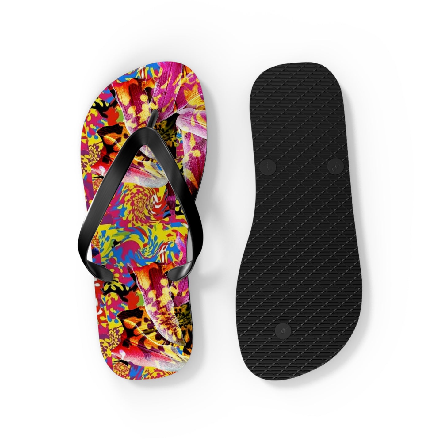 Floral Fiesta Flip Flops