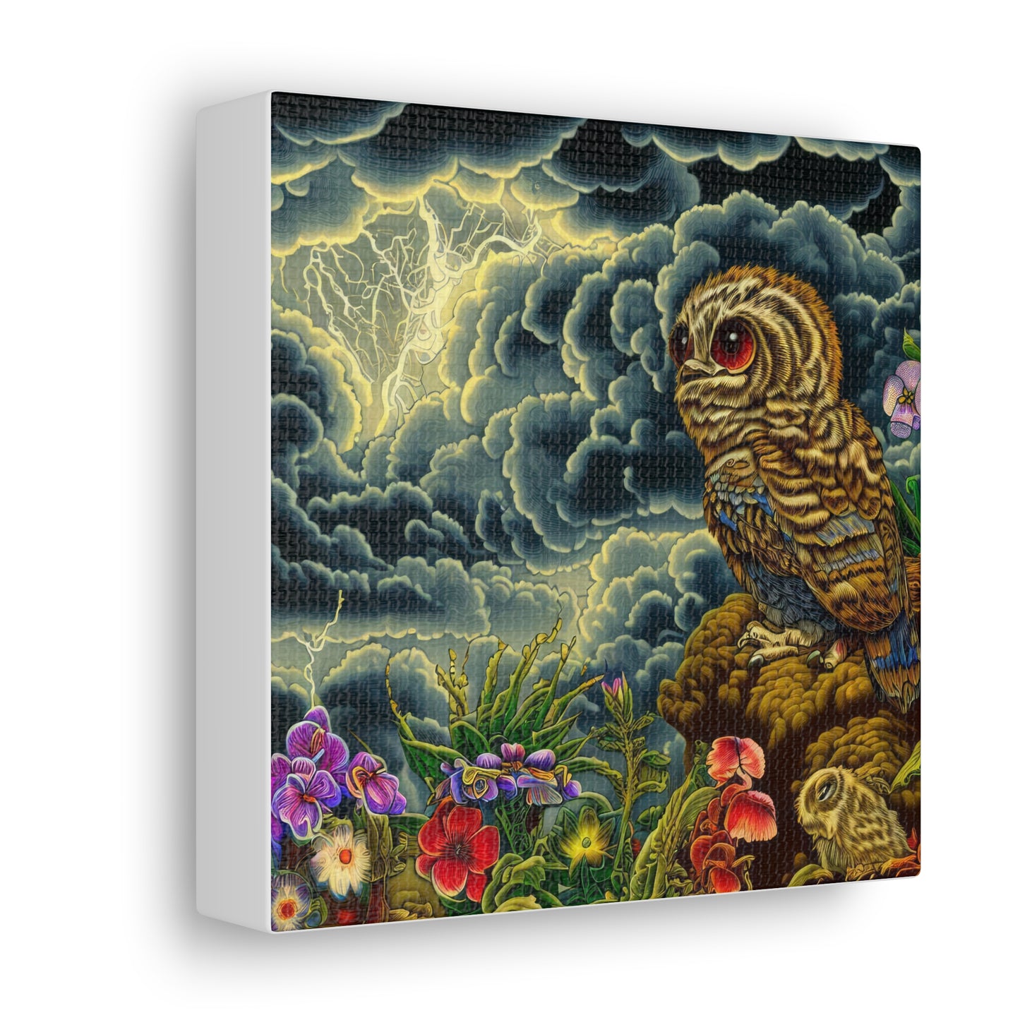 Illinois Owl - Canvas Wall Art