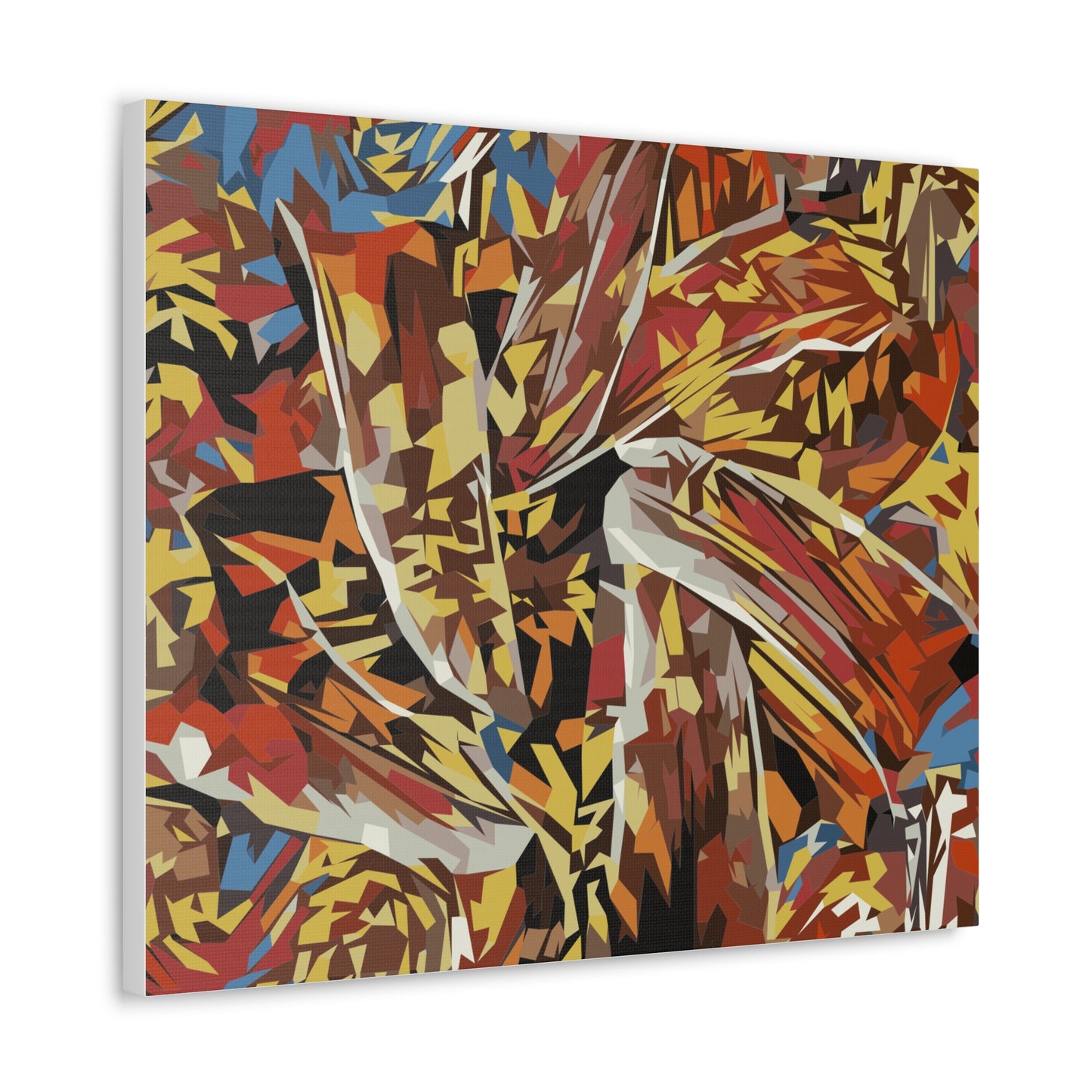 Abstract Floral Fiesta Canvas Gallery Wraps