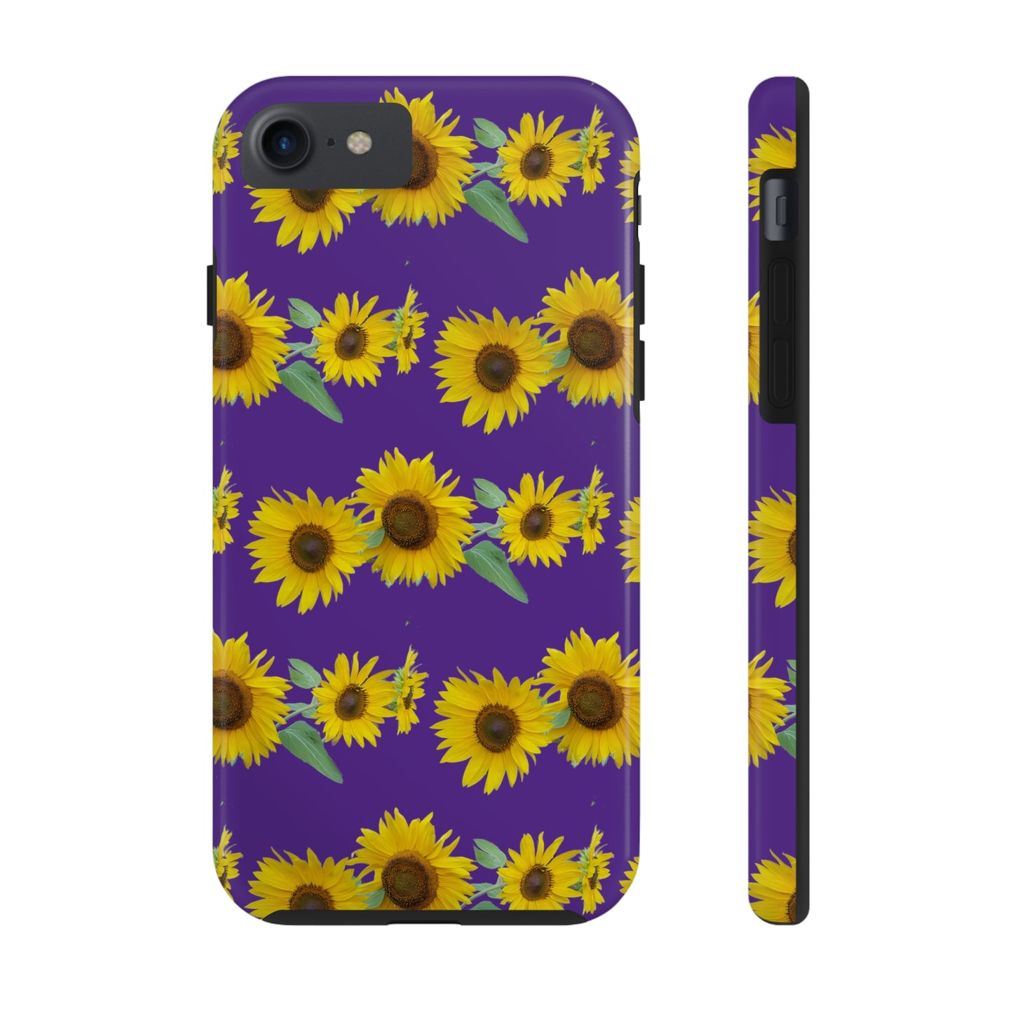 Sunflower Cluster Purple Tough Phone Case