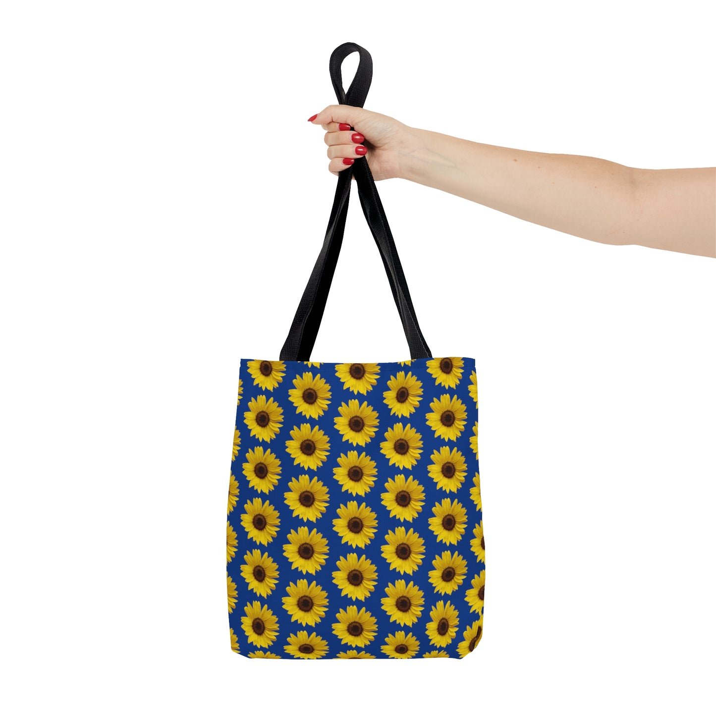 Sunflower Blue Tote Bag