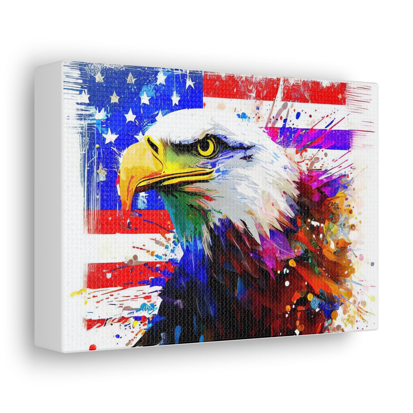 American Eagle Flag  - Canvas Wall Art