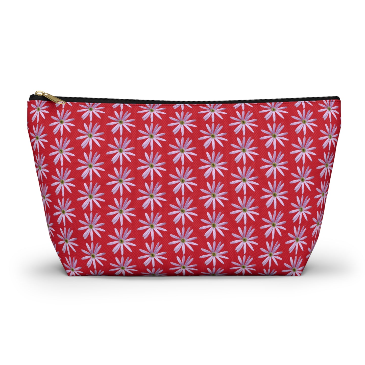 Aster Flower Accessory Pouch w T-bottom