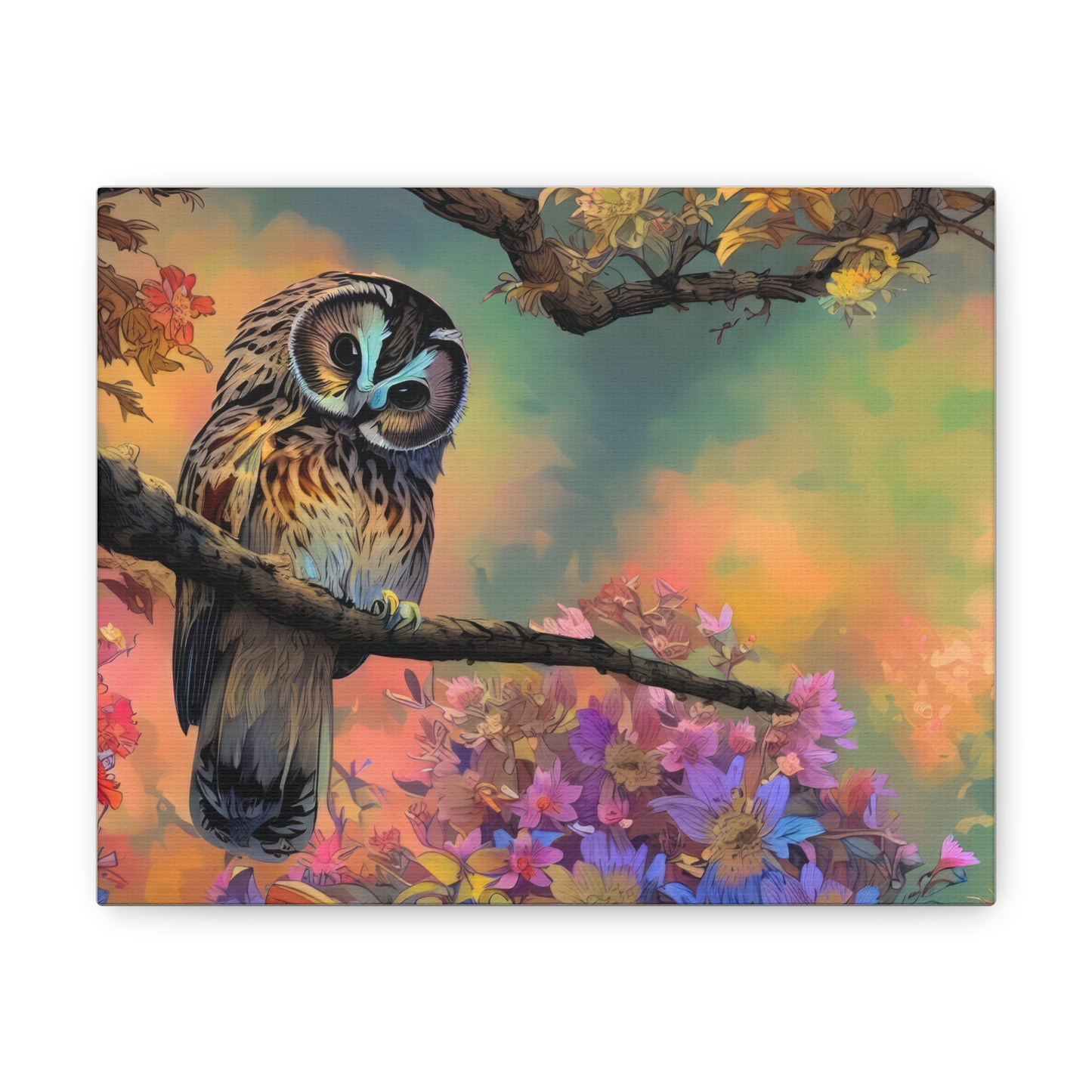 Kansas Owl - Canvas Wall Art