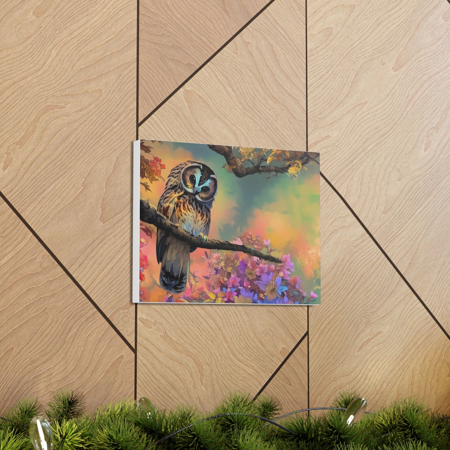 Kansas Owl - Canvas Wall Art