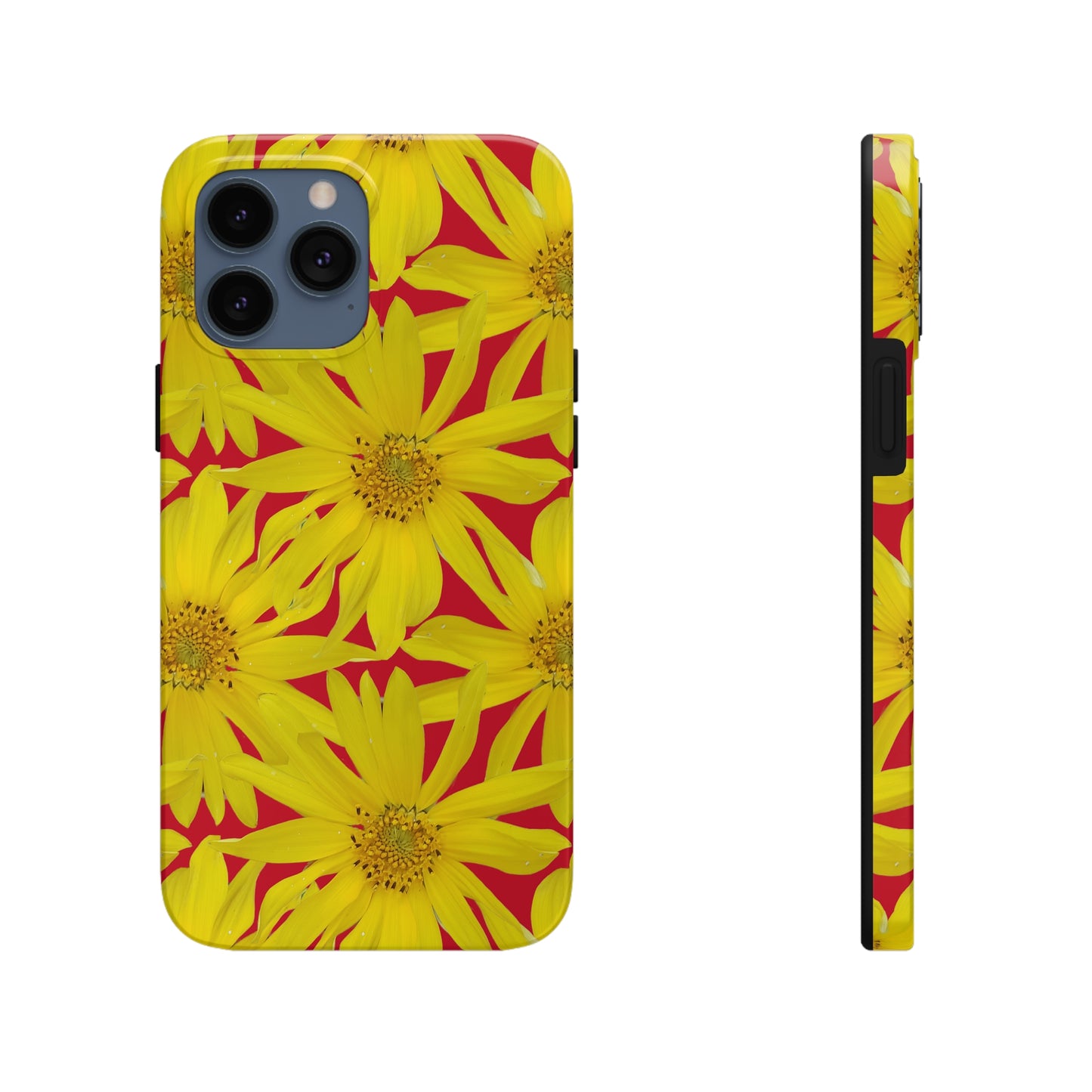 Big Sunflower Red Tough Phone Case