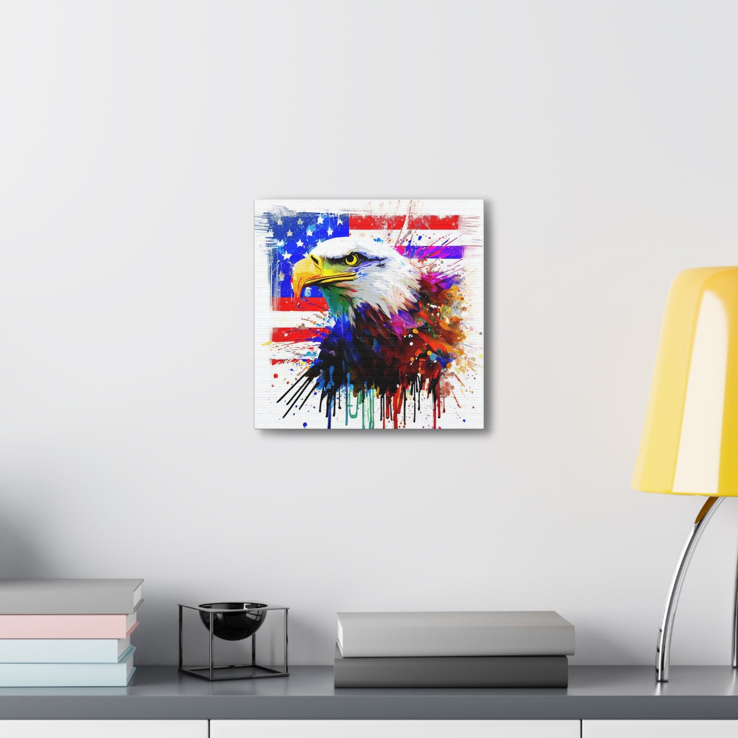 American Eagle Flag  - Canvas Wall Art