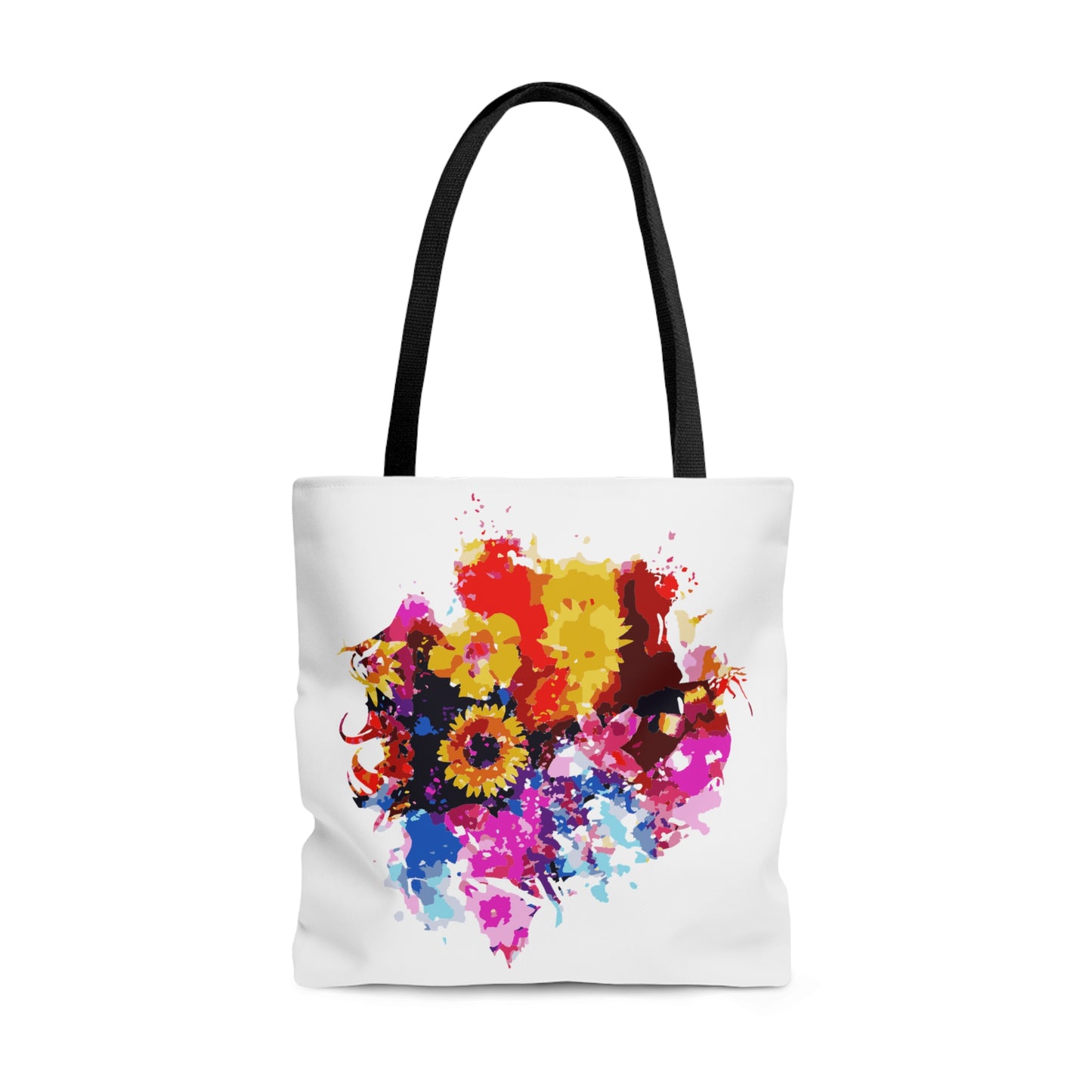 Floral Symphony Tote Bag