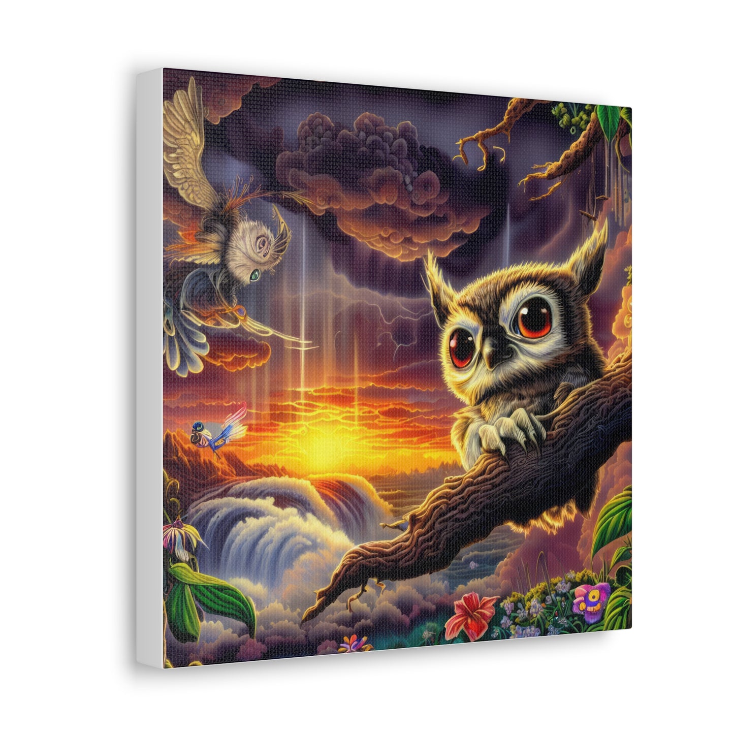 Agamemon Owl - Canvas Wall Art