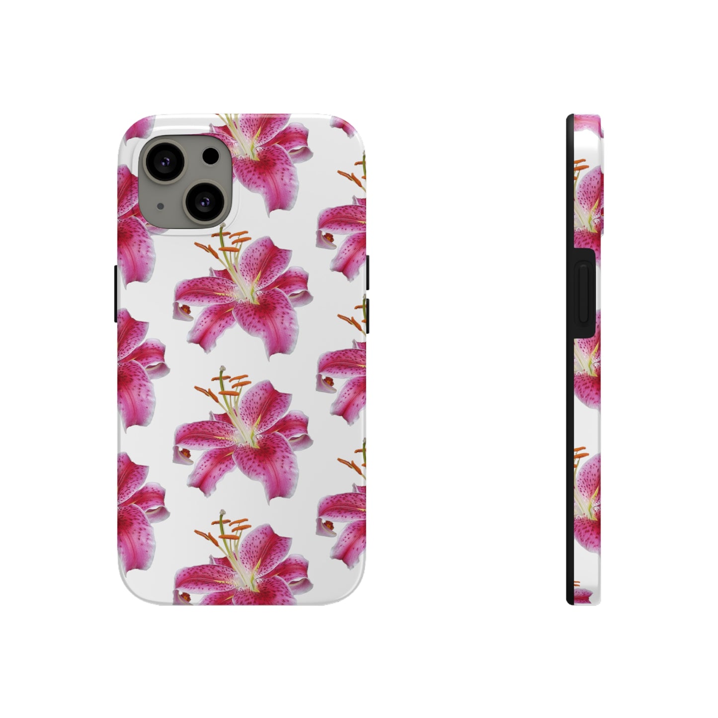 Stargazer Lily White Tough Phone Case