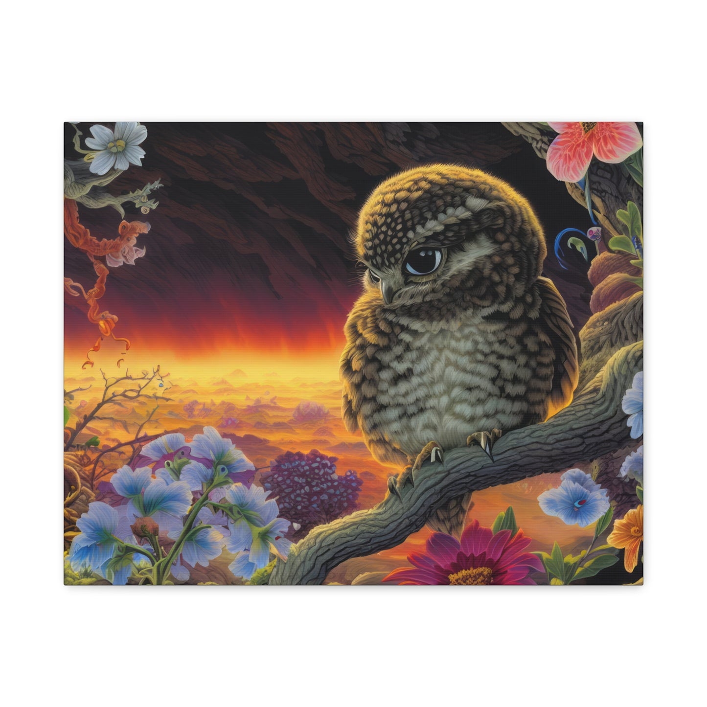 New Jersey Owl - Canvas Wall Art