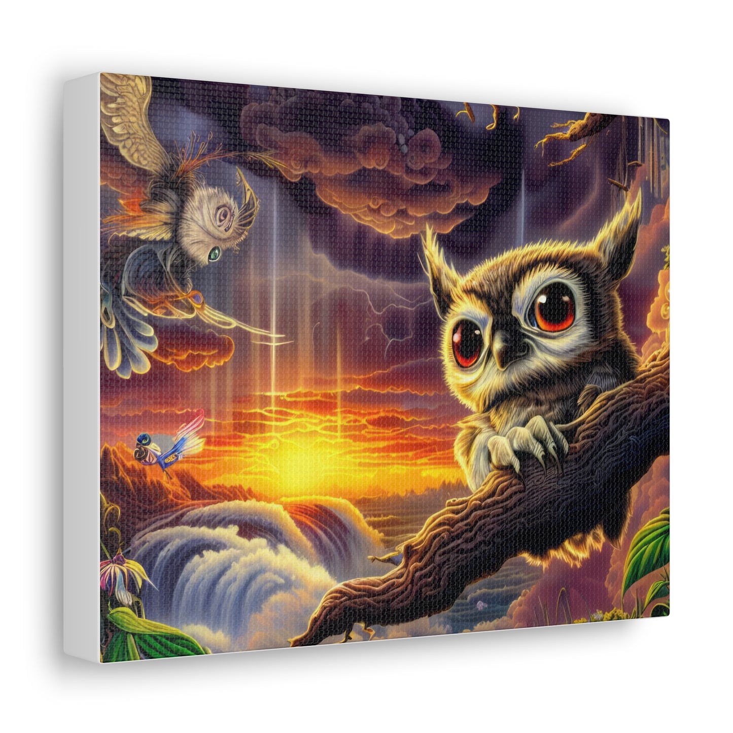 Agamemon Owl - Canvas Wall Art