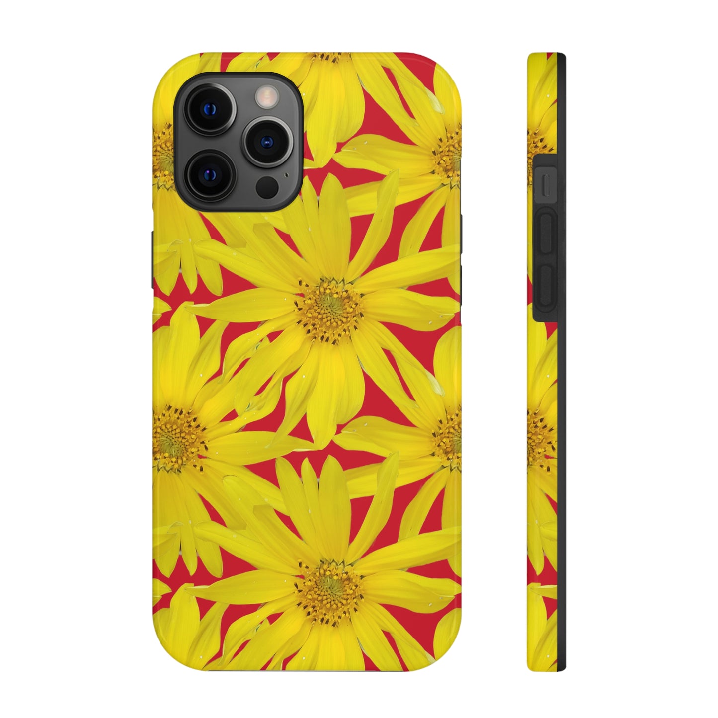 Big Sunflower Red Tough Phone Case