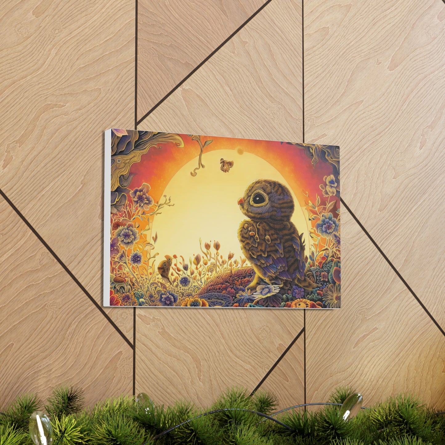 New York Owl - Canvas Wall Art