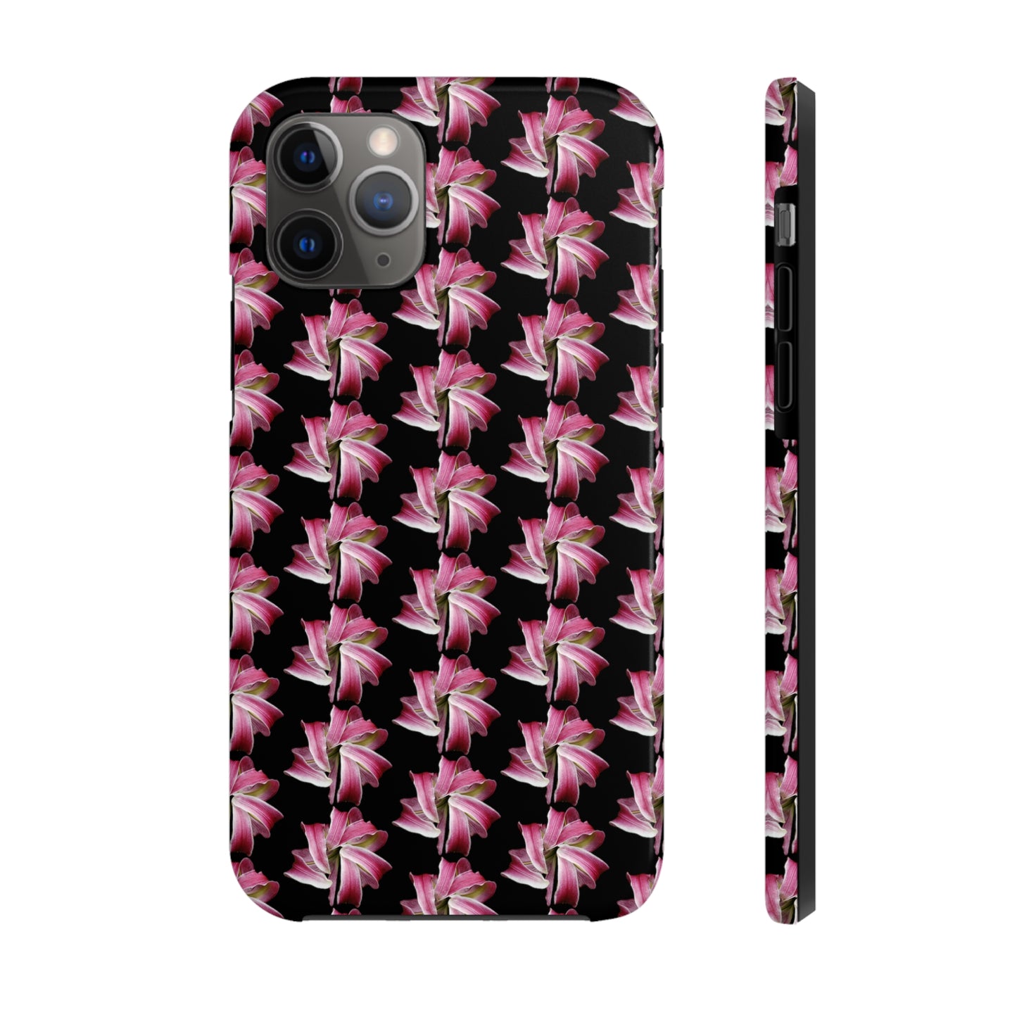 Morning Lily Black Tough Phone Case