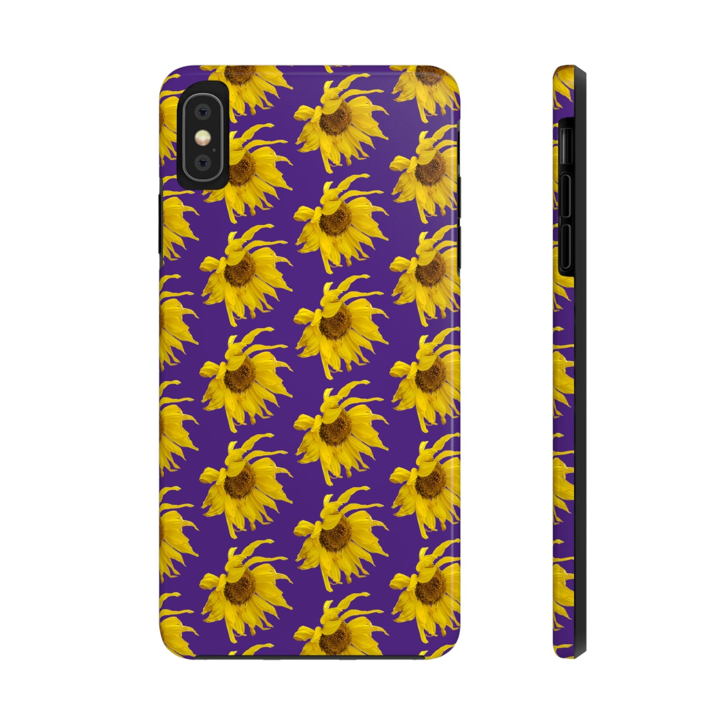 Fall Sunflower Purple Tough Phone Case