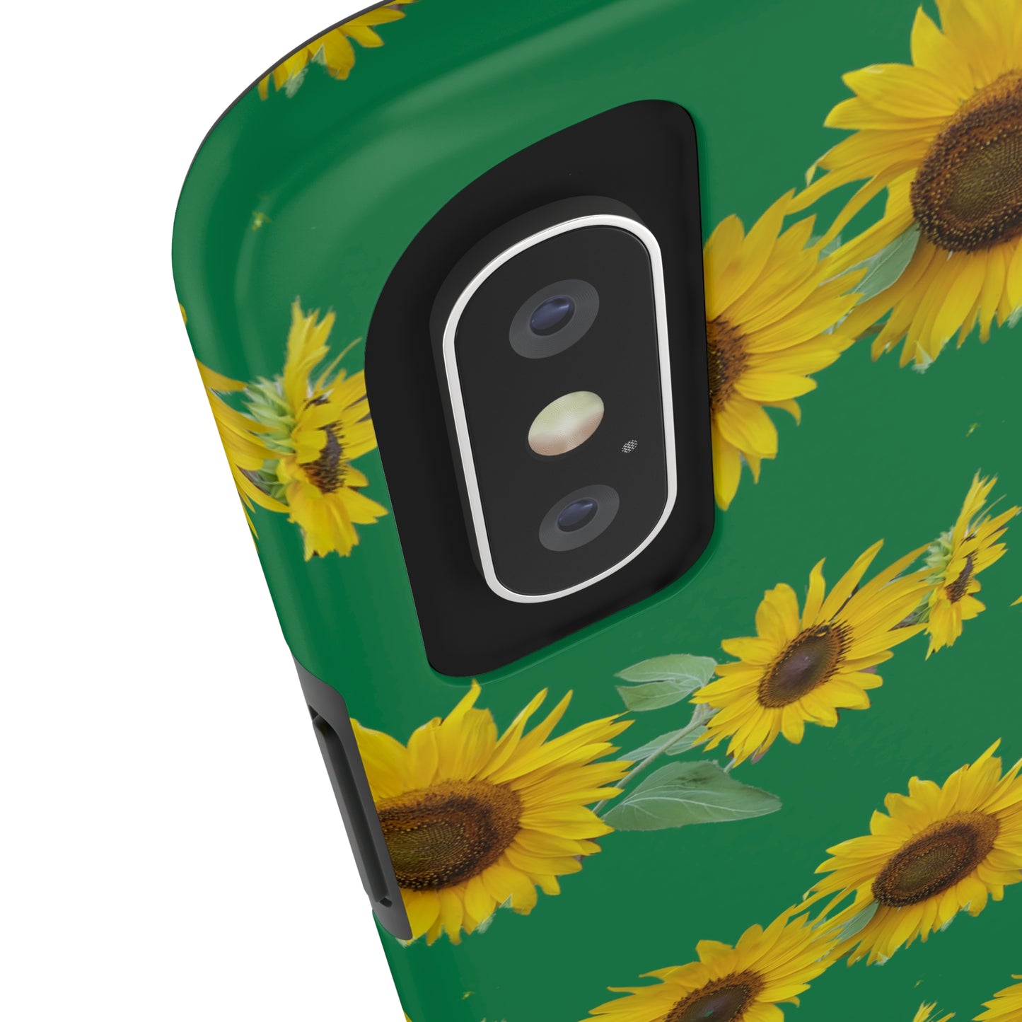 Sunflower Cluster Green Tough Phone Case