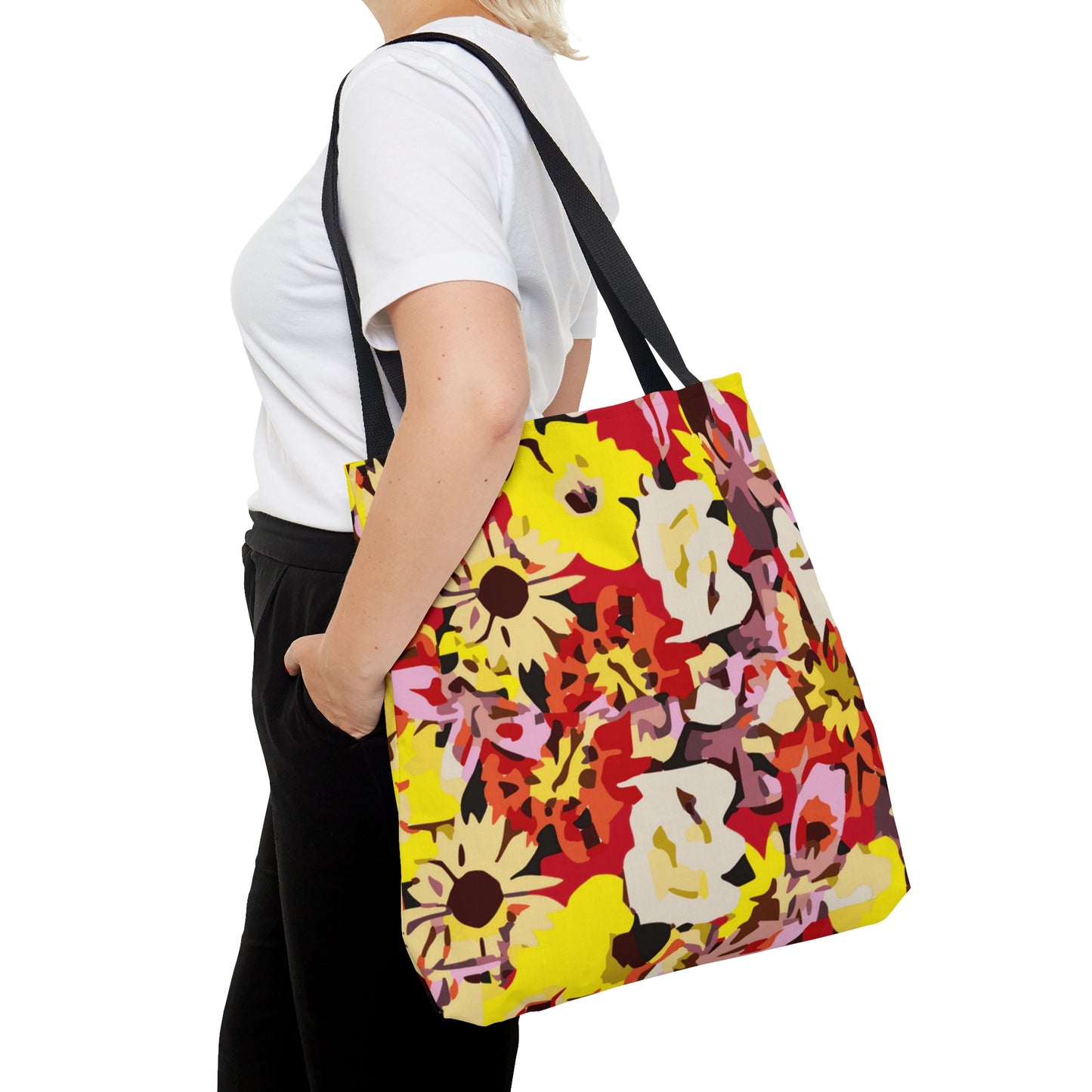 Floral Fusion Tote Bag