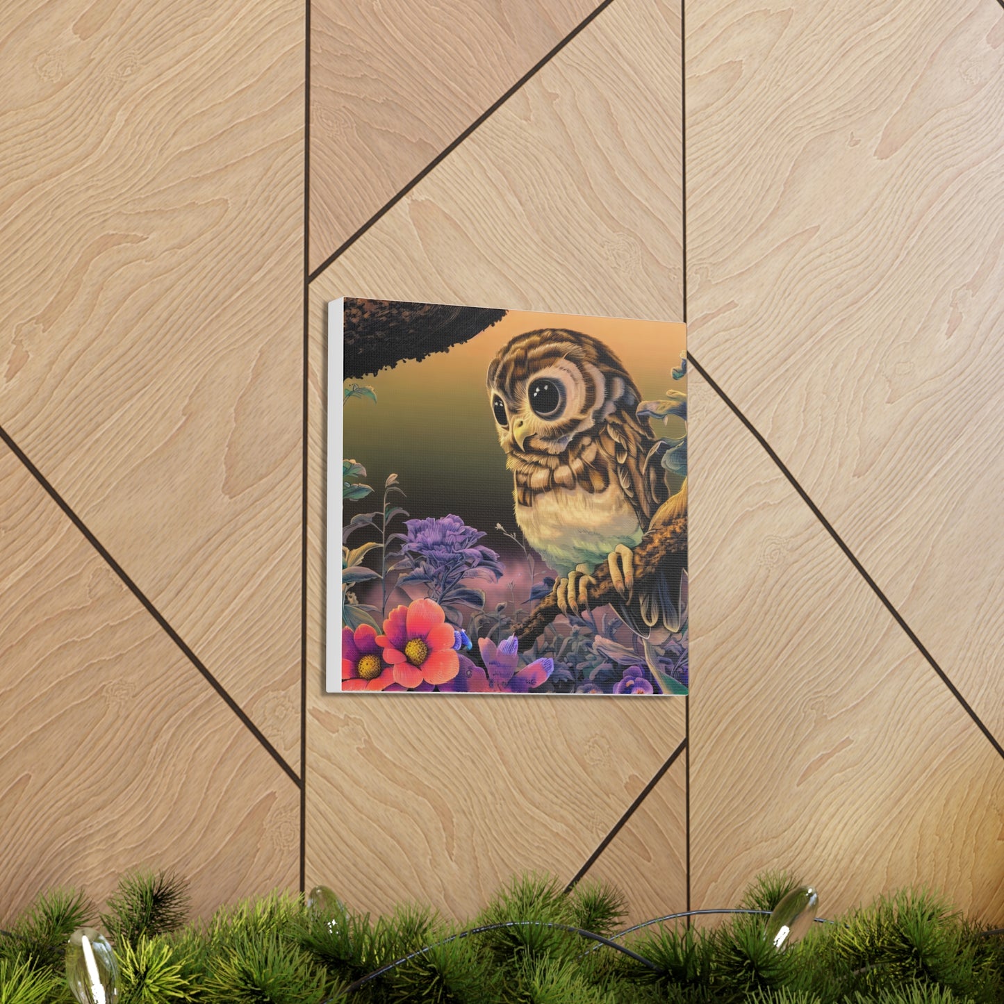 Connecticut Owl - Canvas Wall Art