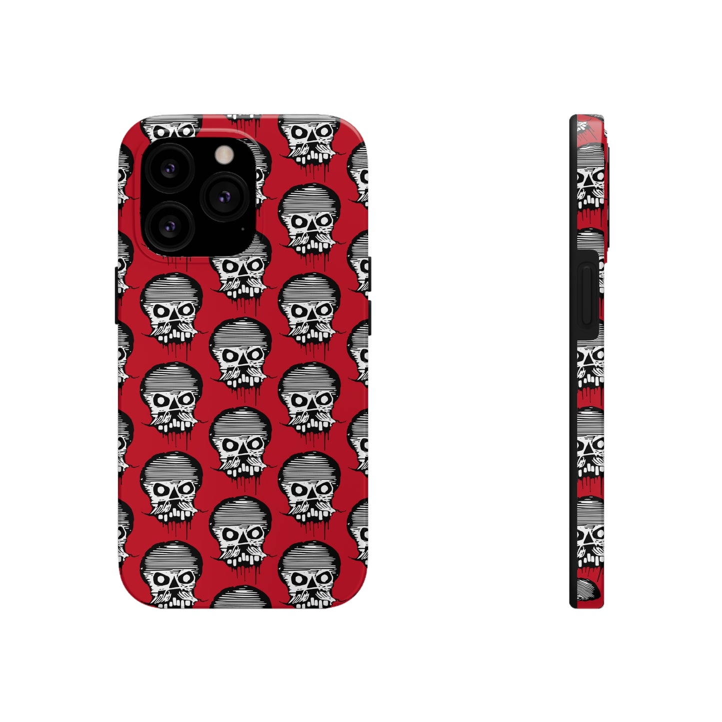 Skull Red Tough Phone Case