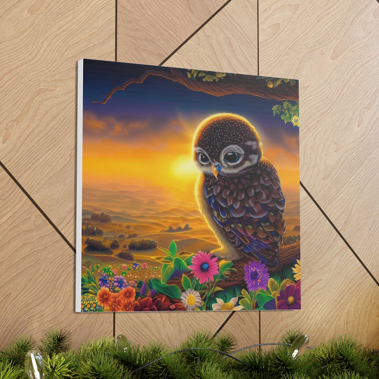 Ohio Owl - Canvas Wall Art