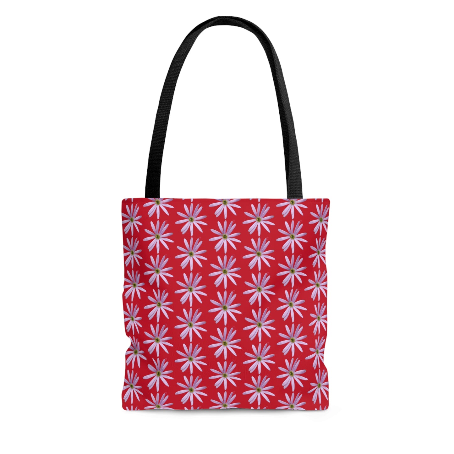 Aster Red Tote Bag