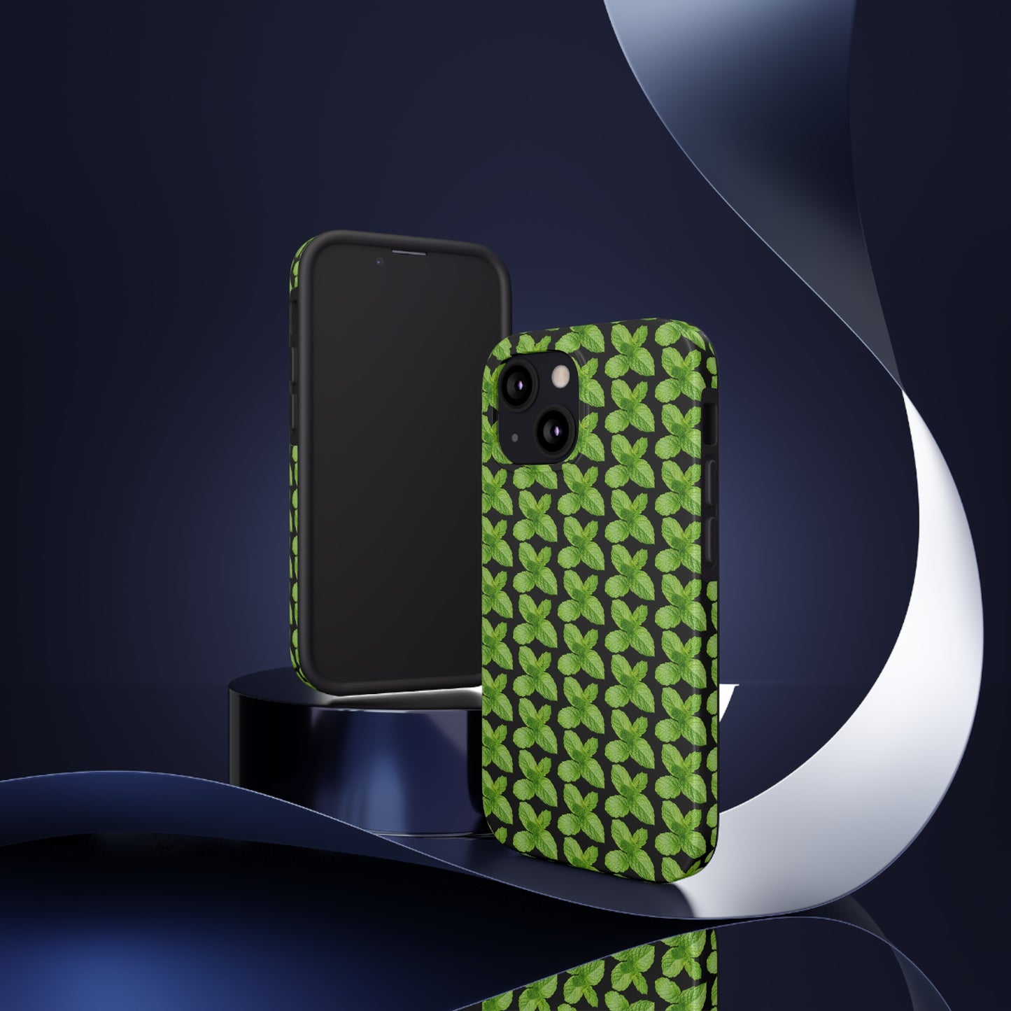 Mint Black Tough Phone Case