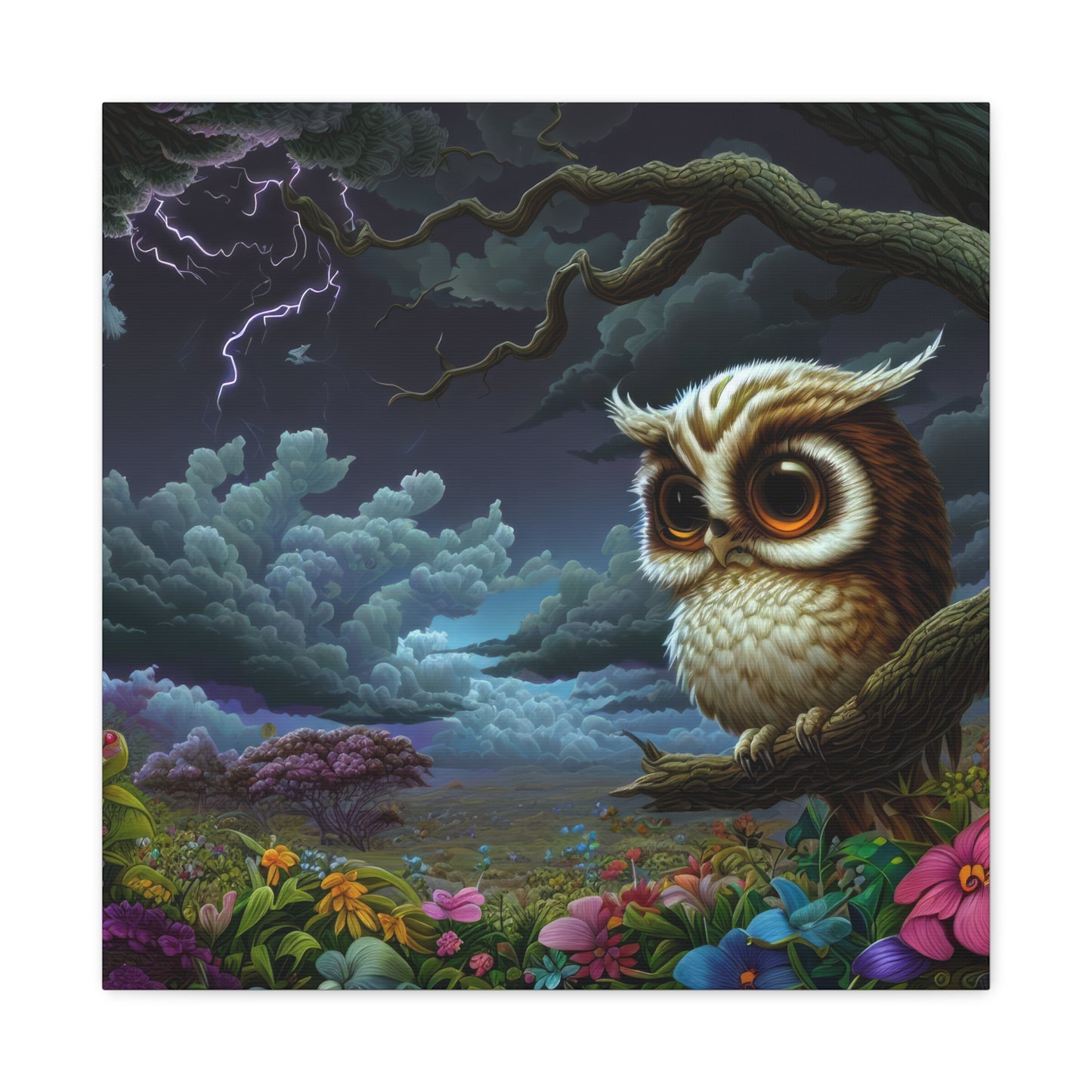 Iowa Owl  - Canvas Wall Art