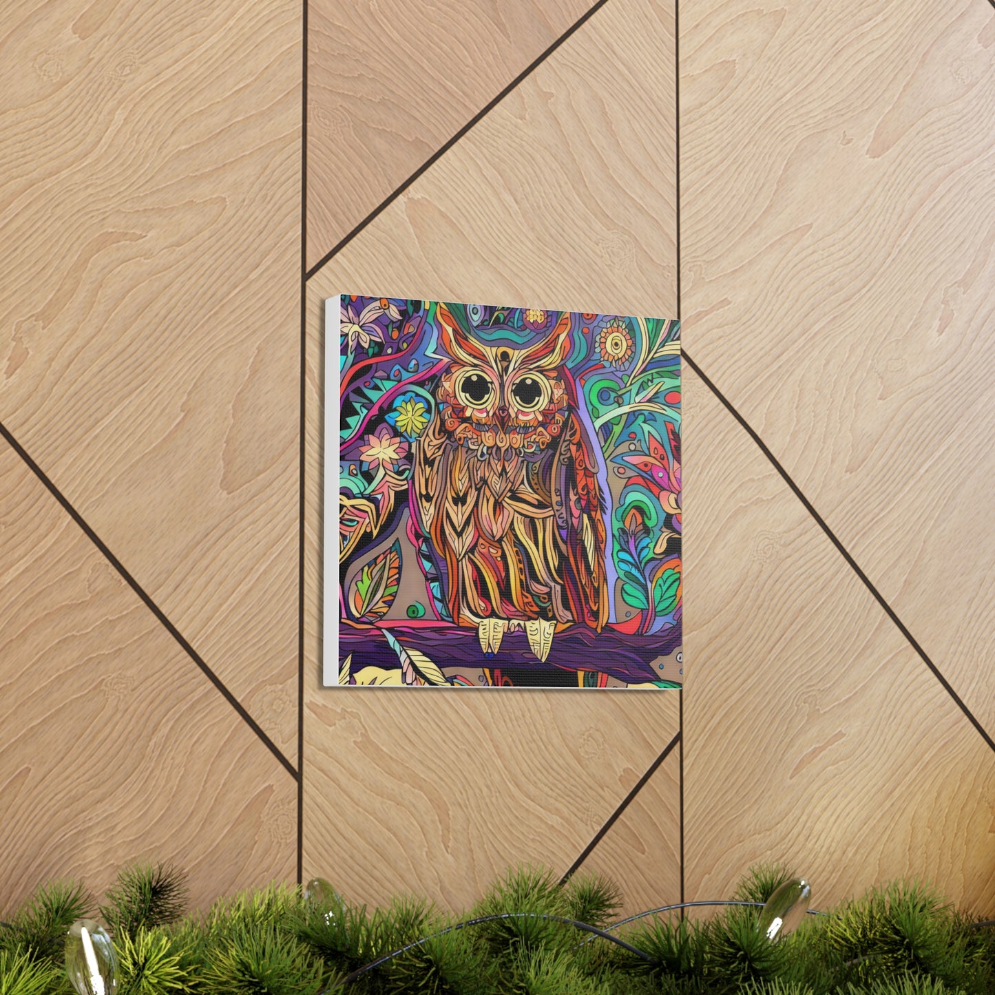 Nevada Owl  - Canvas Wall Art