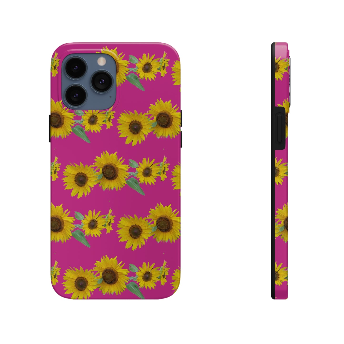 Sunflower Cluster Pink Tough Phone Case